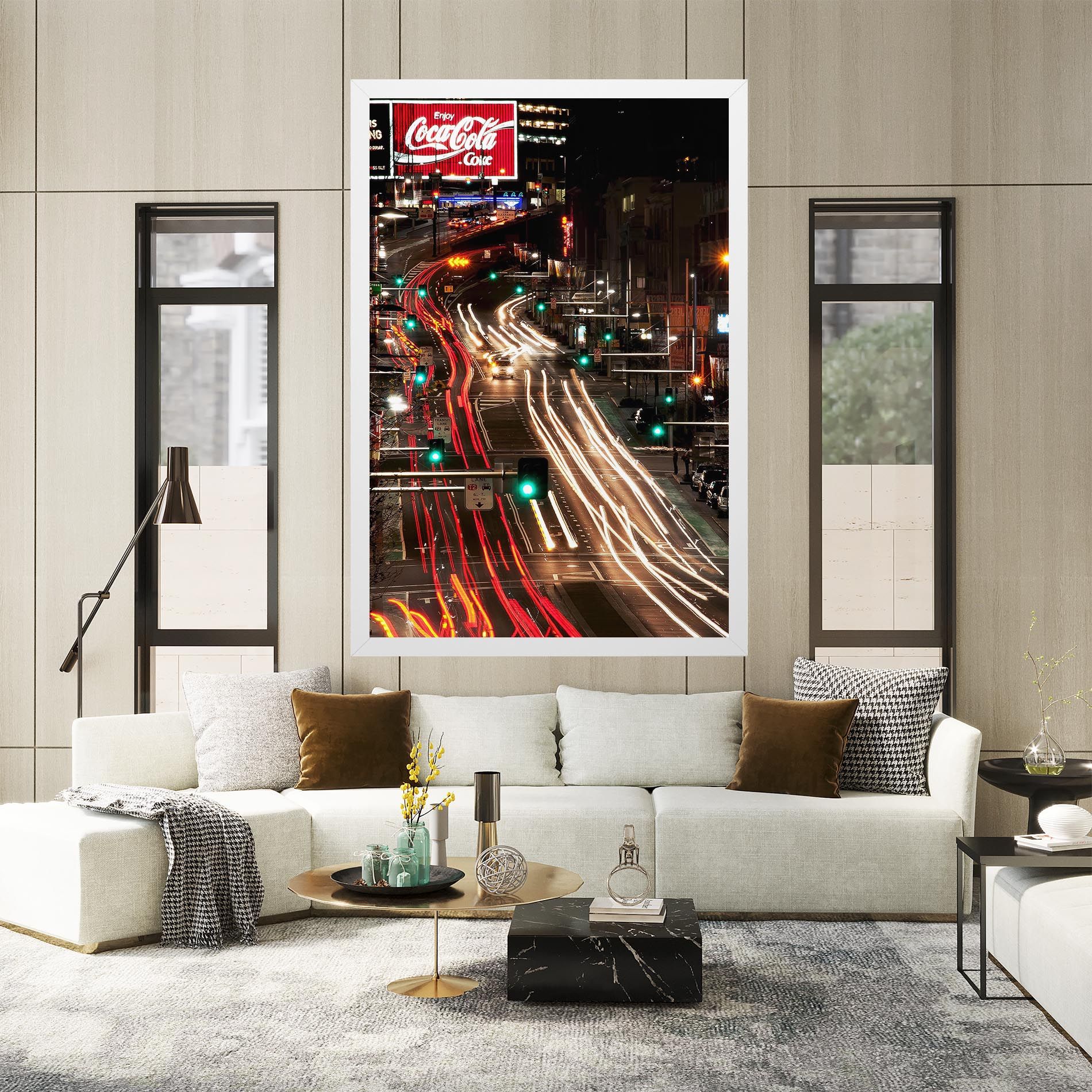 Car Light Road mockup 2