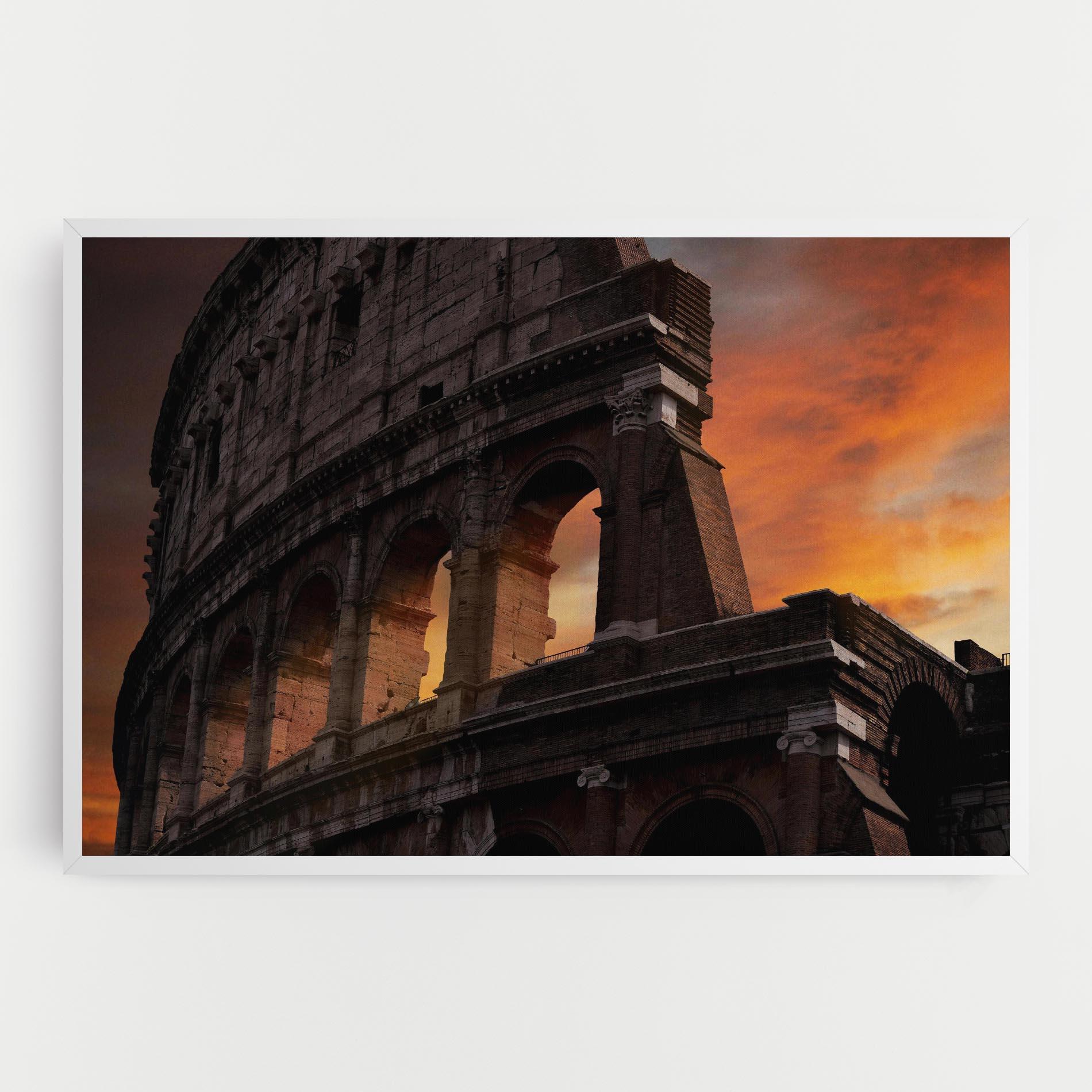 Tablou Canvas Colosseum Sunset mockup 0