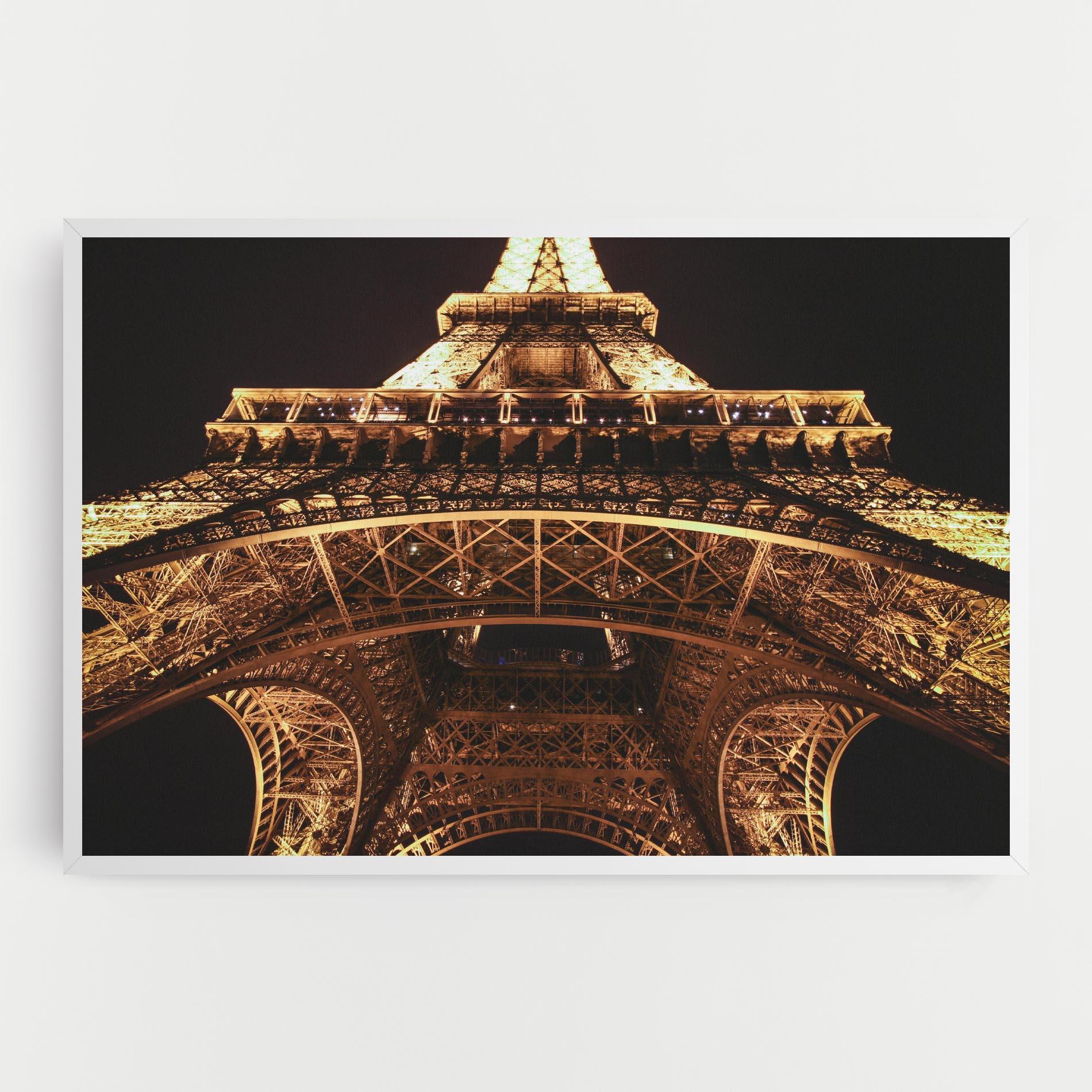 Tablou Canvas Eiffel Tower At Night mockup 0