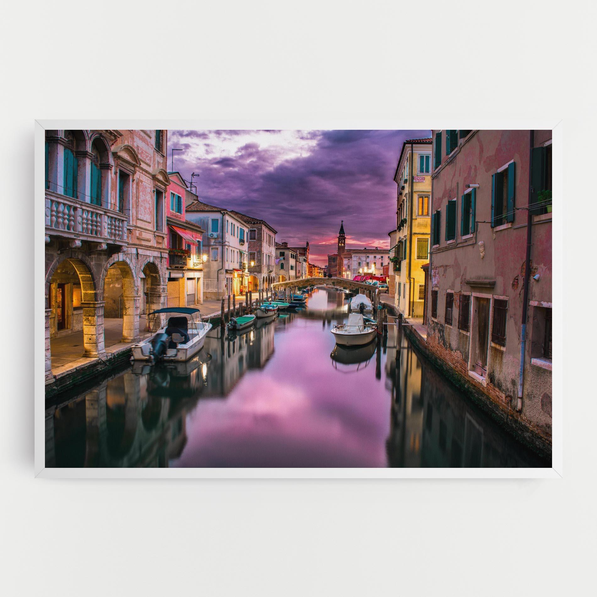 Tablou Canvas Purple Light Venecia mockup 0