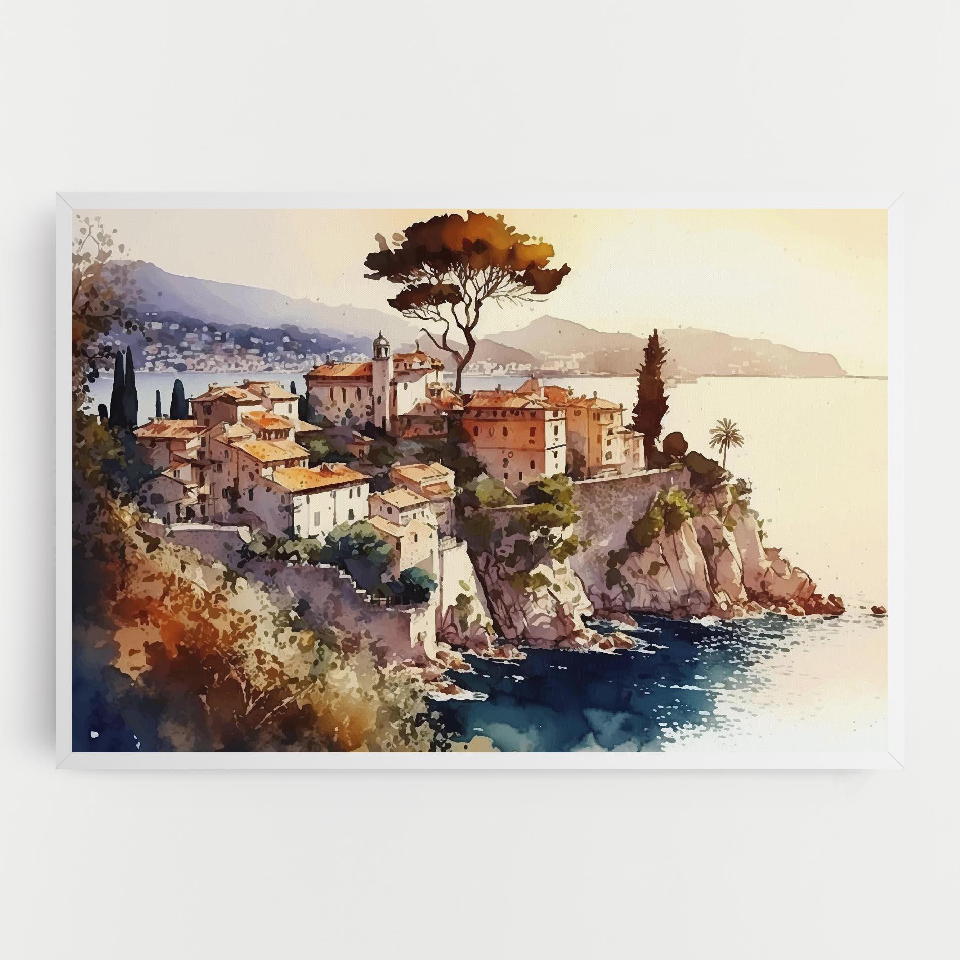 Tablou Canvas Stunning View Painting mockup 0