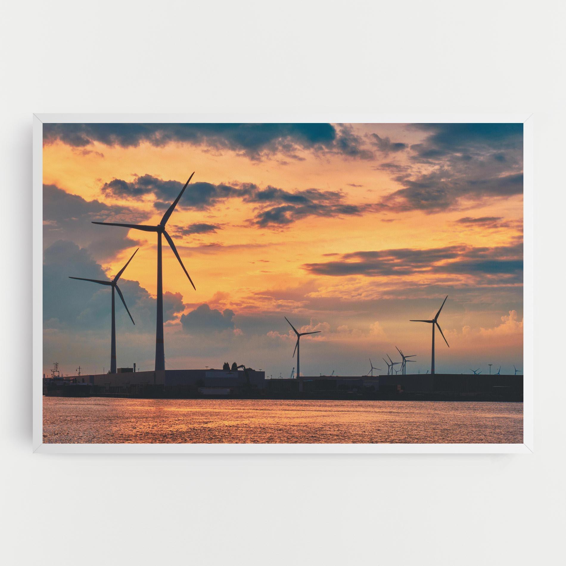 Tablou Canvas Sunset Belgium mockup 0