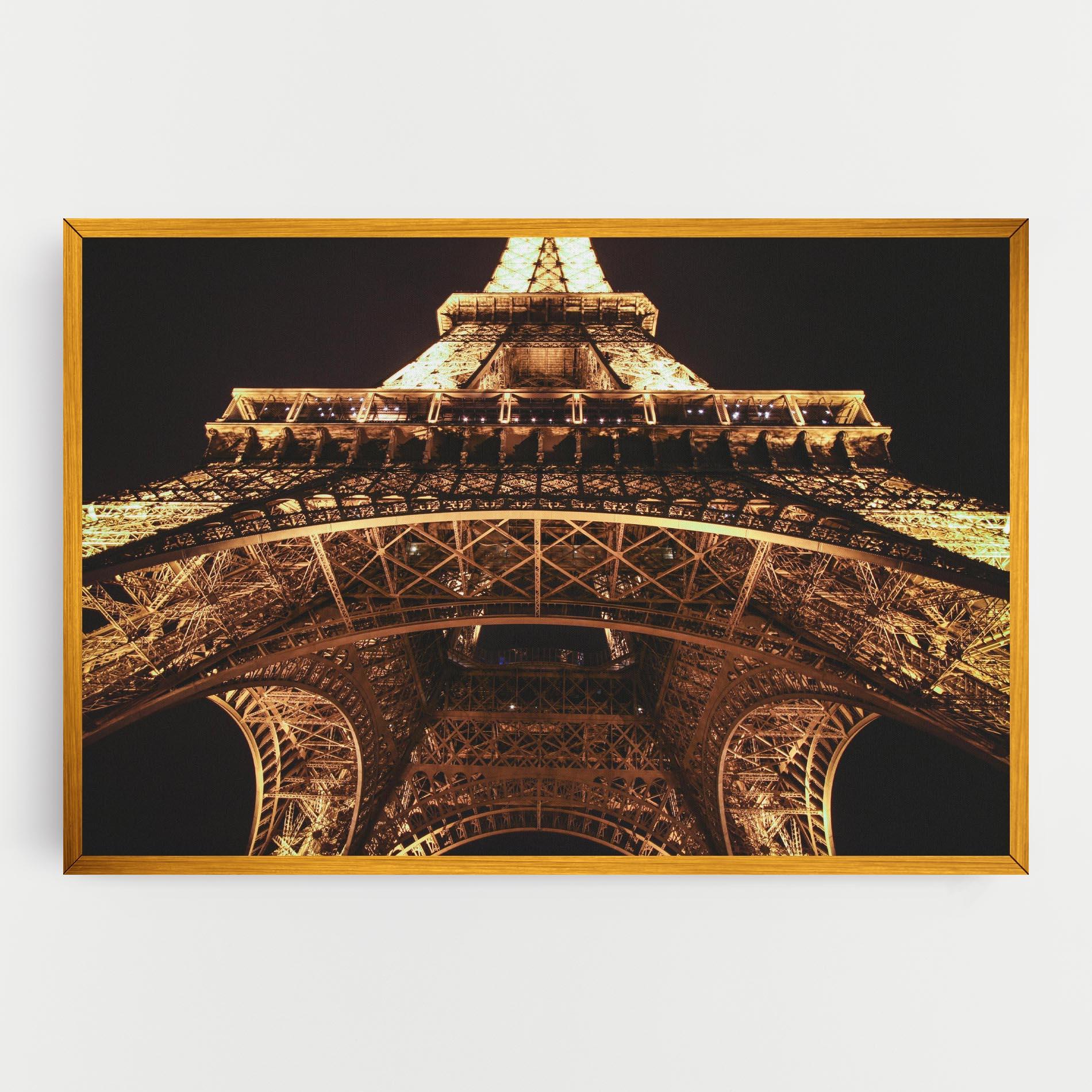 Tablou Canvas Eiffel Tower At Night mockup 0