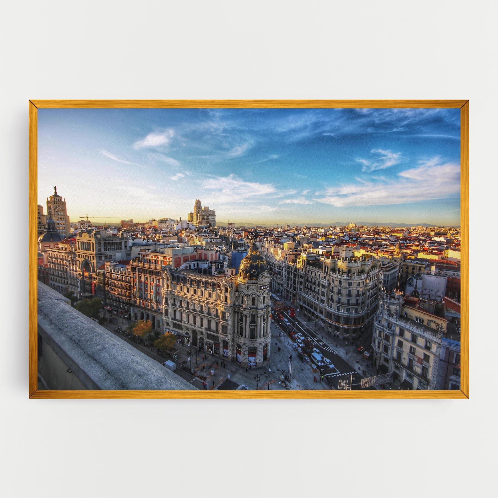 Tablou Canvas Madrid View mockup 0