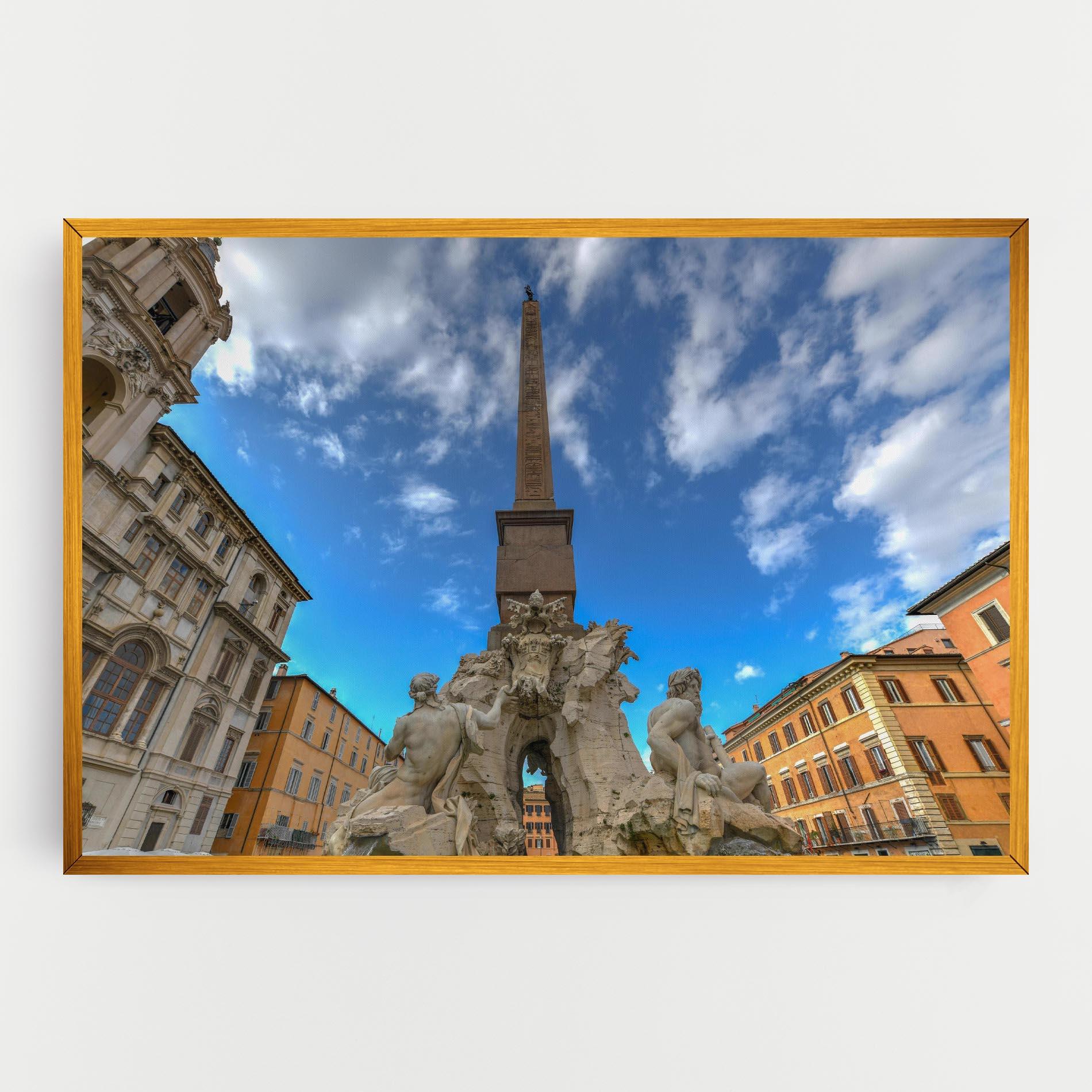 Tablou Canvas Piazza Navona Italy mockup 0