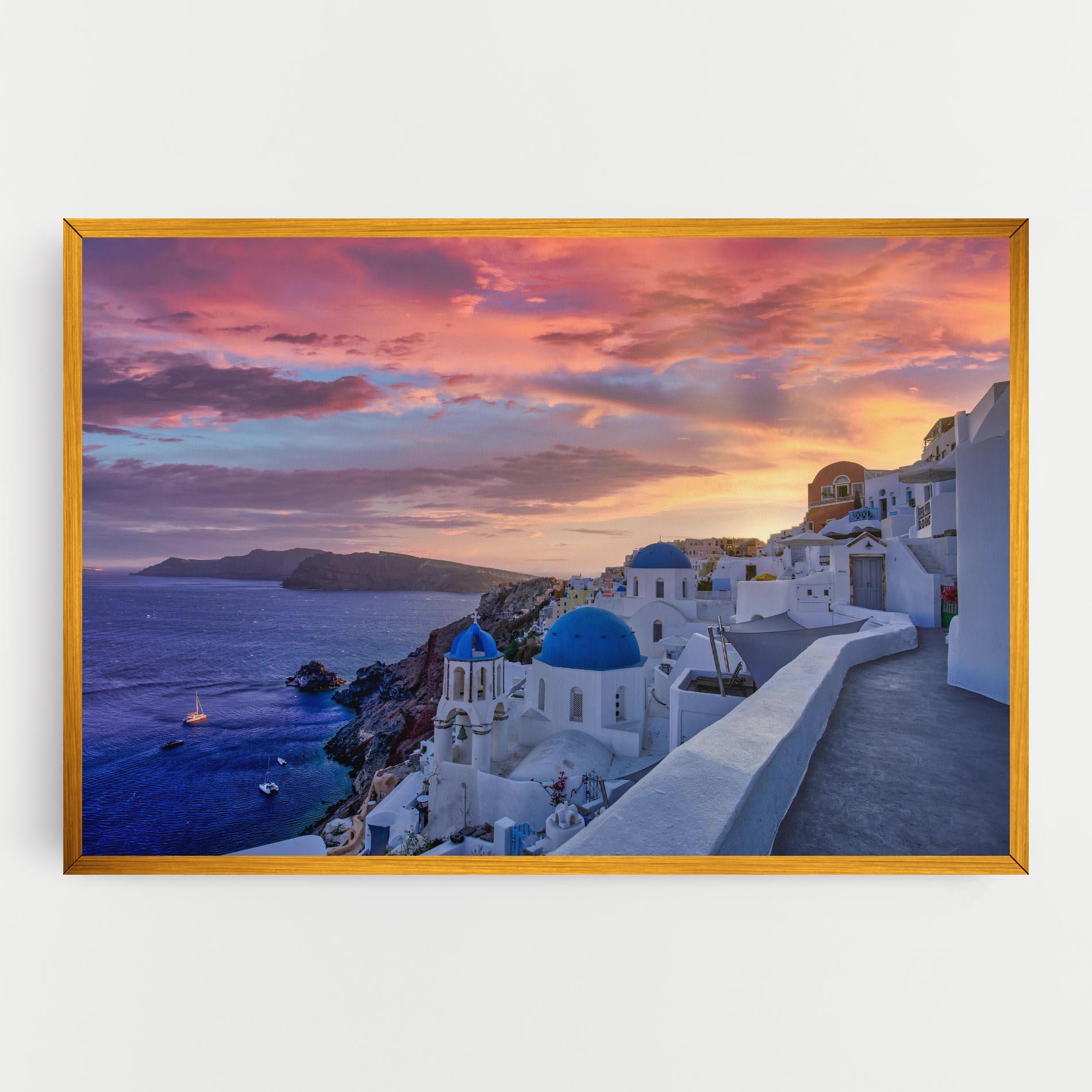 Tablou Canvas Santorini View mockup 0