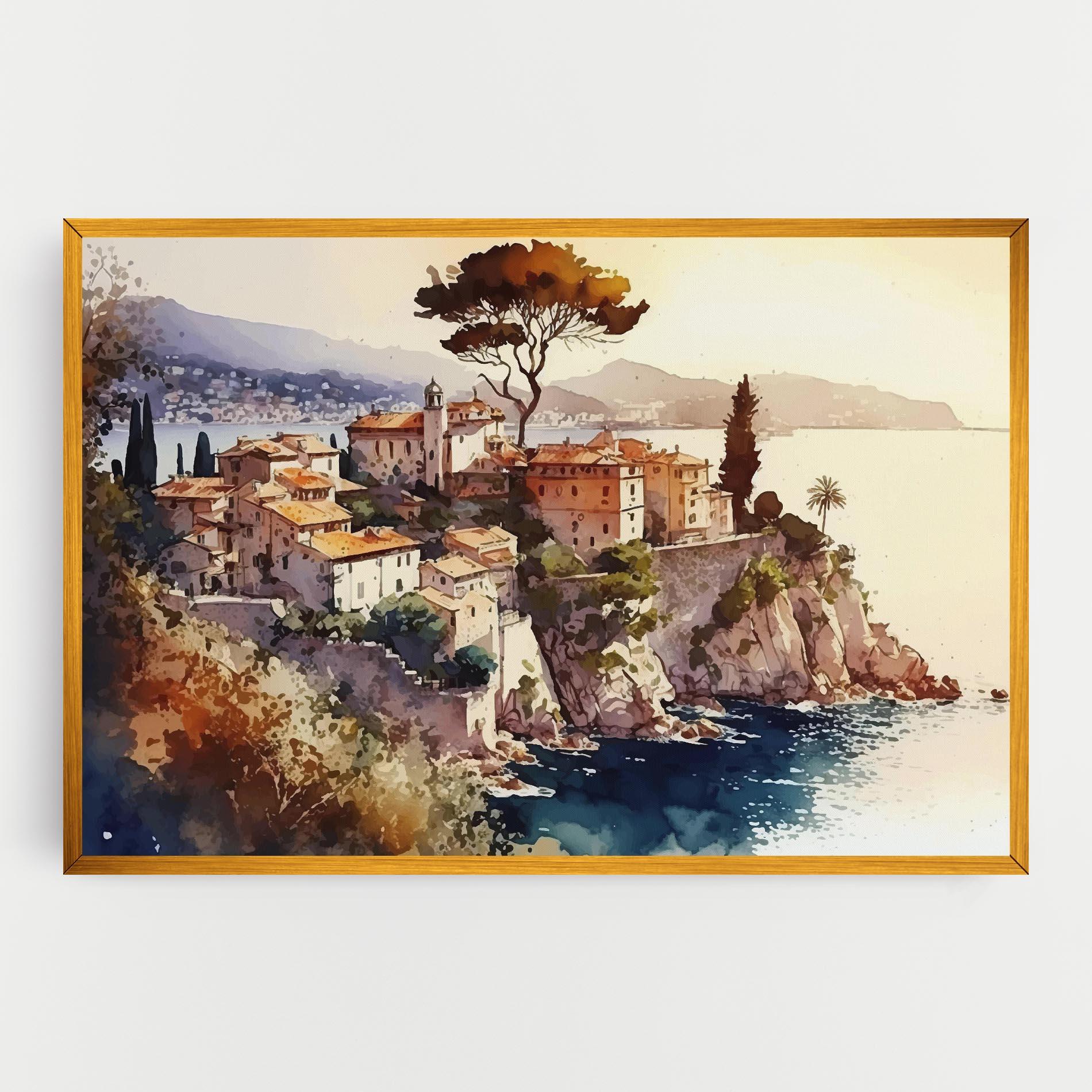 Tablou Canvas Stunning View Painting mockup 0