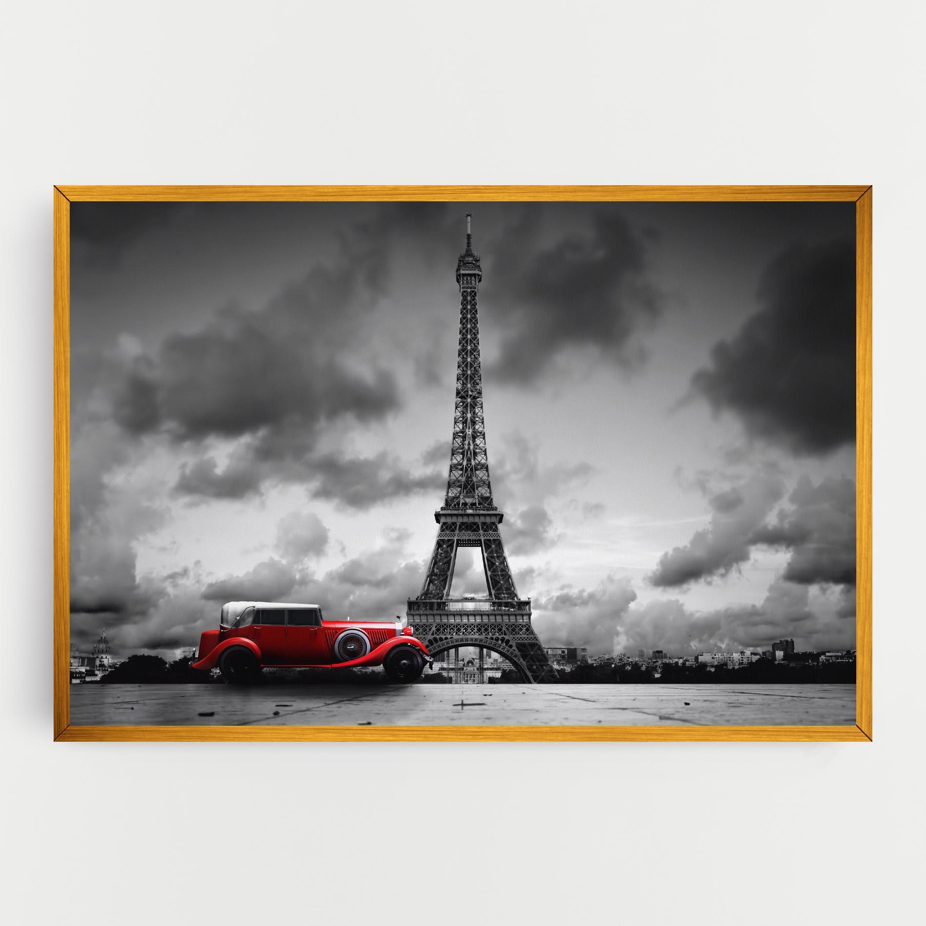 Tablou Canvas Vintage Paris mockup 0