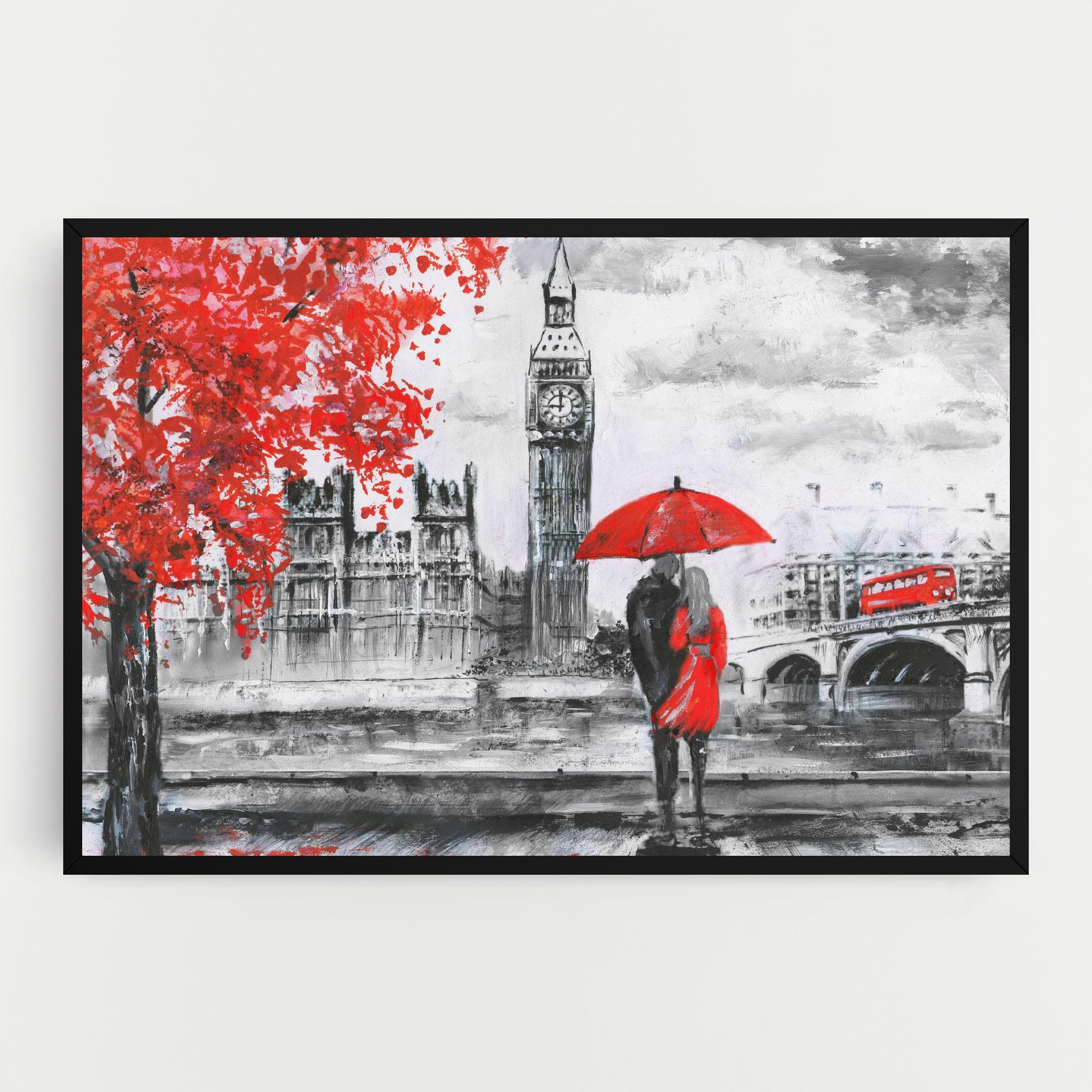 Tablou Canvas London Love mockup 0