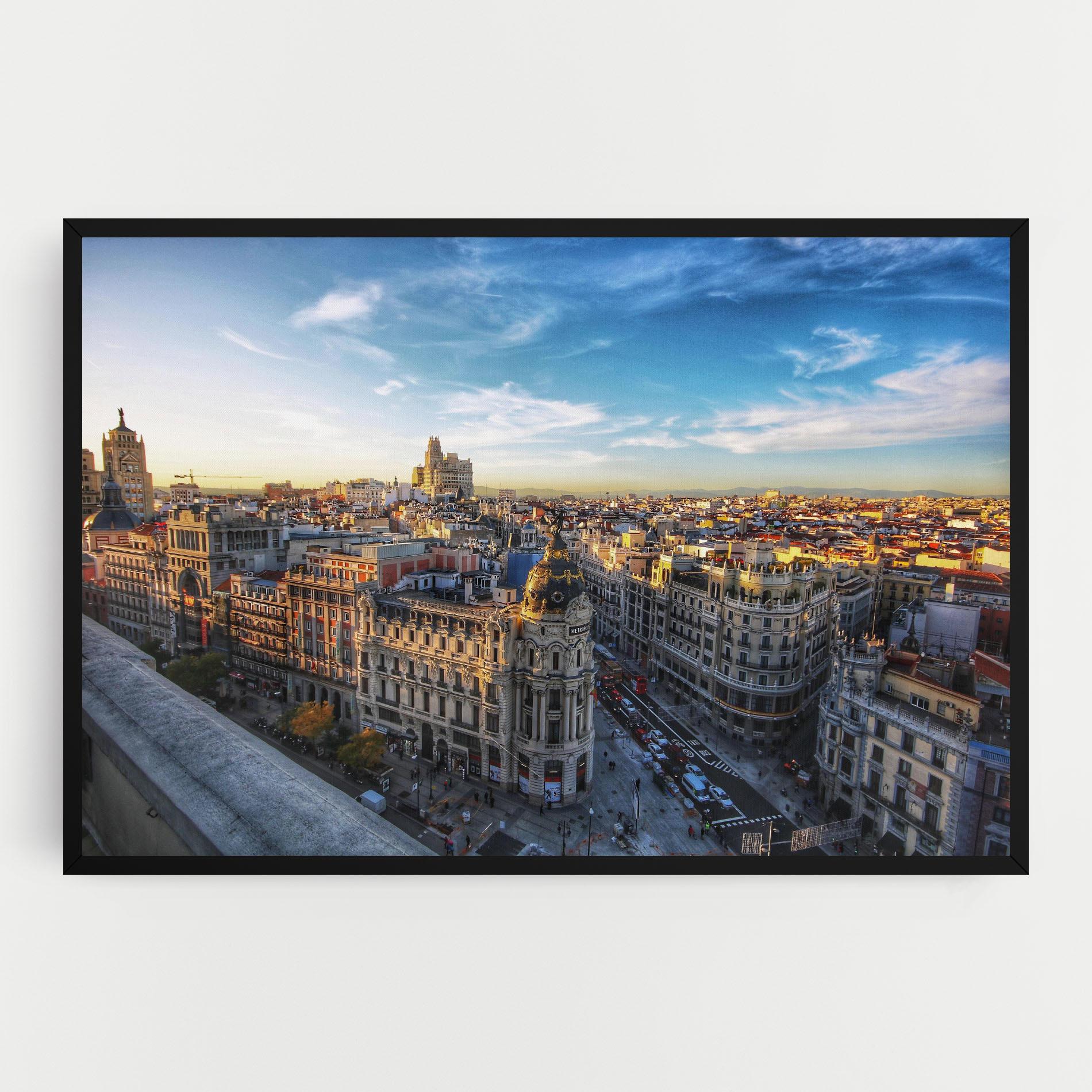 Tablou Canvas Madrid View mockup 0