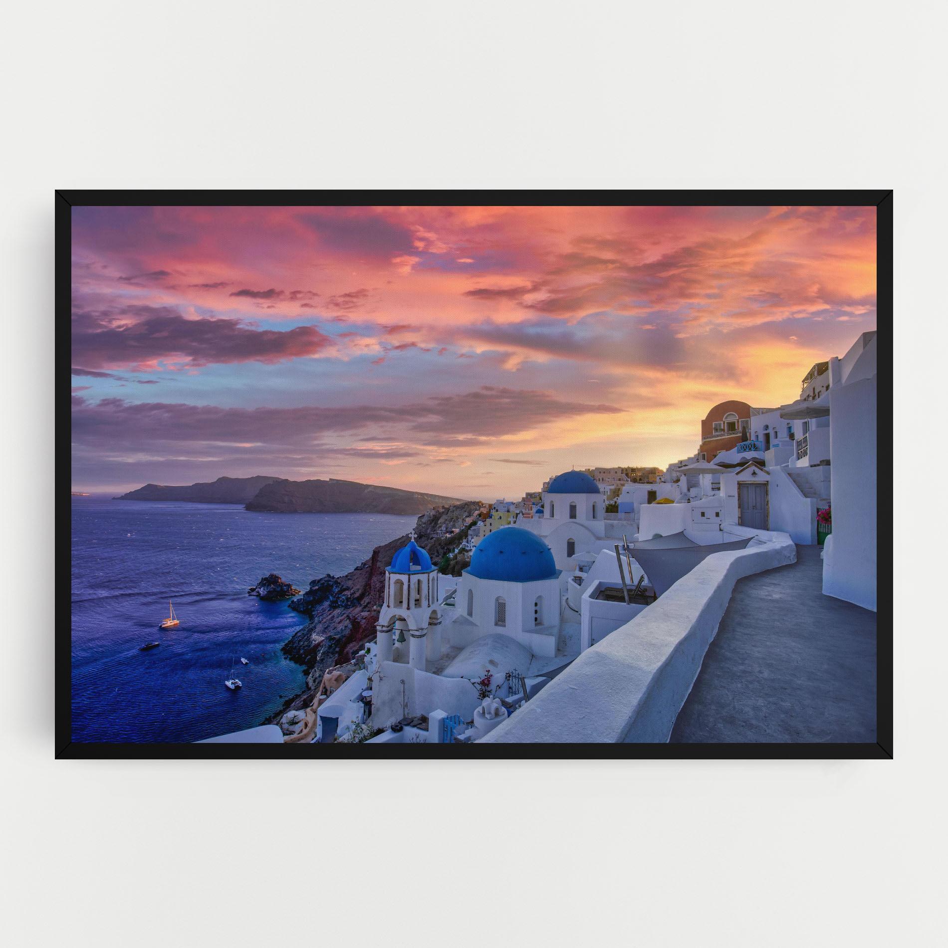 Tablou Canvas Santorini View mockup 0