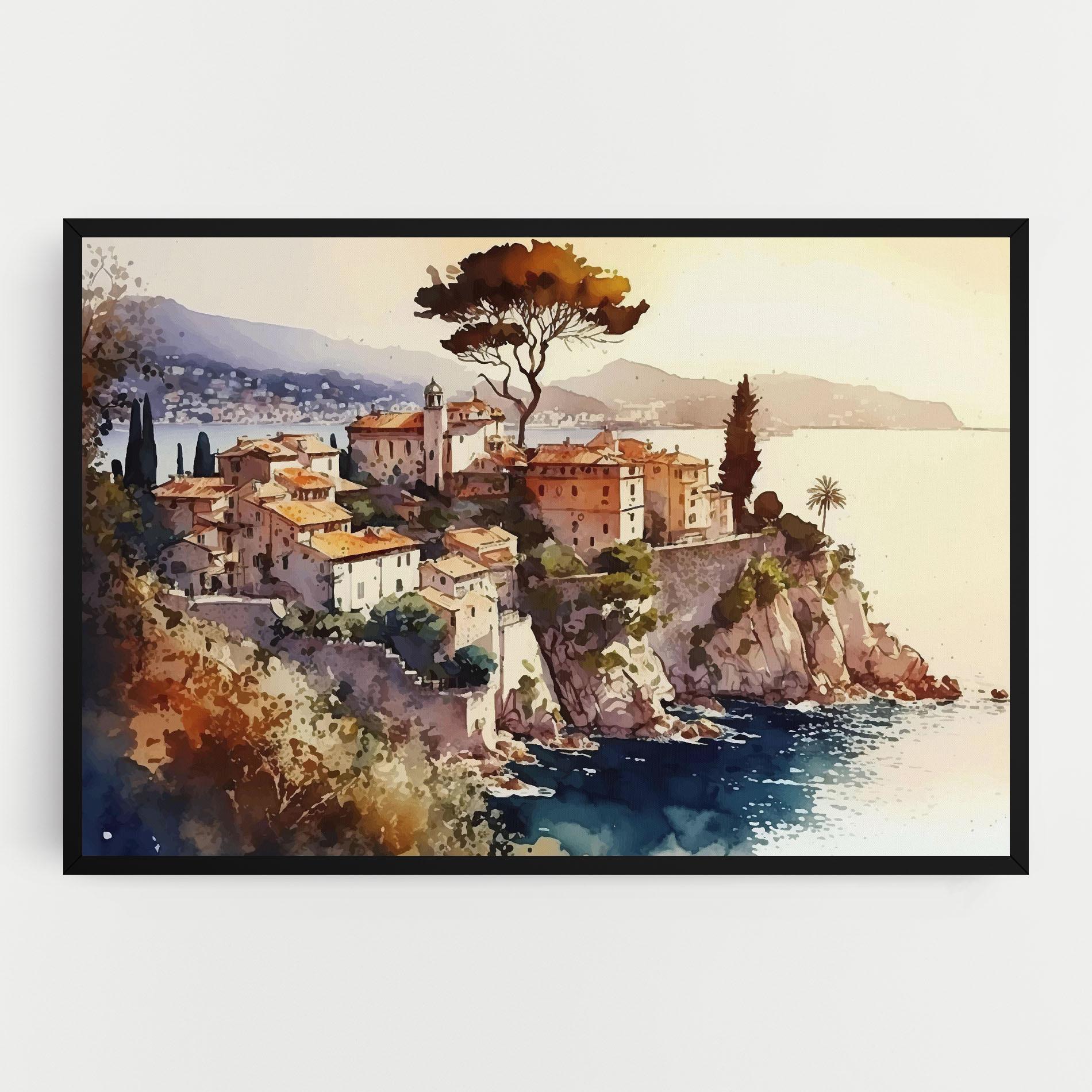 Tablou Canvas Stunning View Painting mockup 0