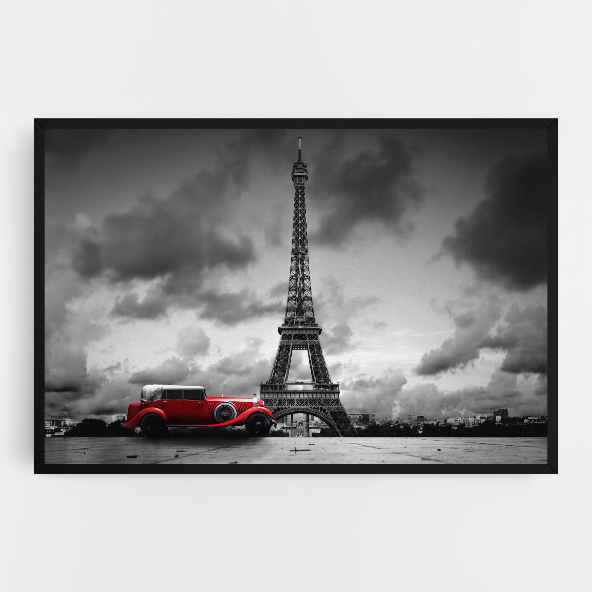 Tablou Canvas Vintage Paris mockup 0
