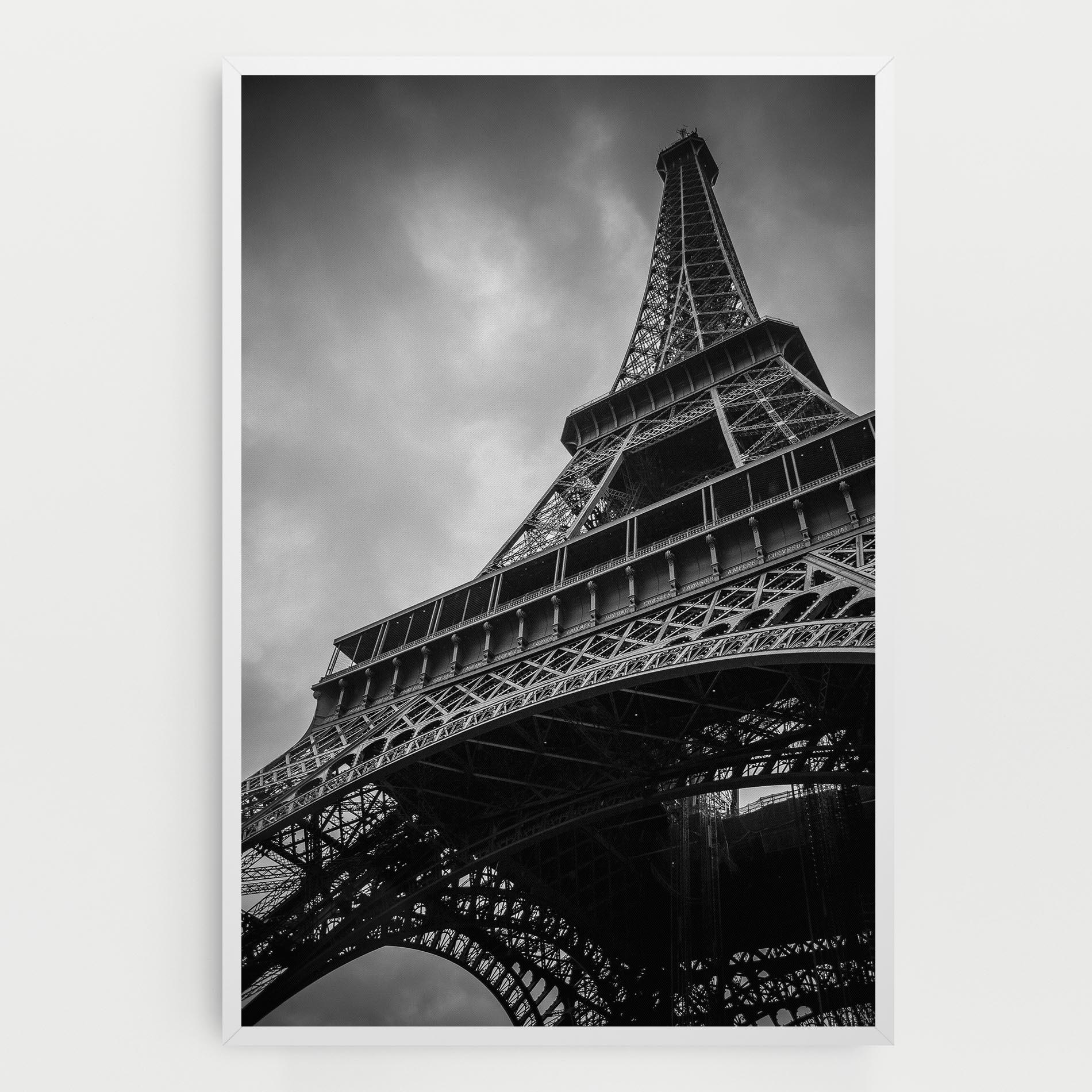 Tablou Canvas Eiffel Grey Tower mockup 0