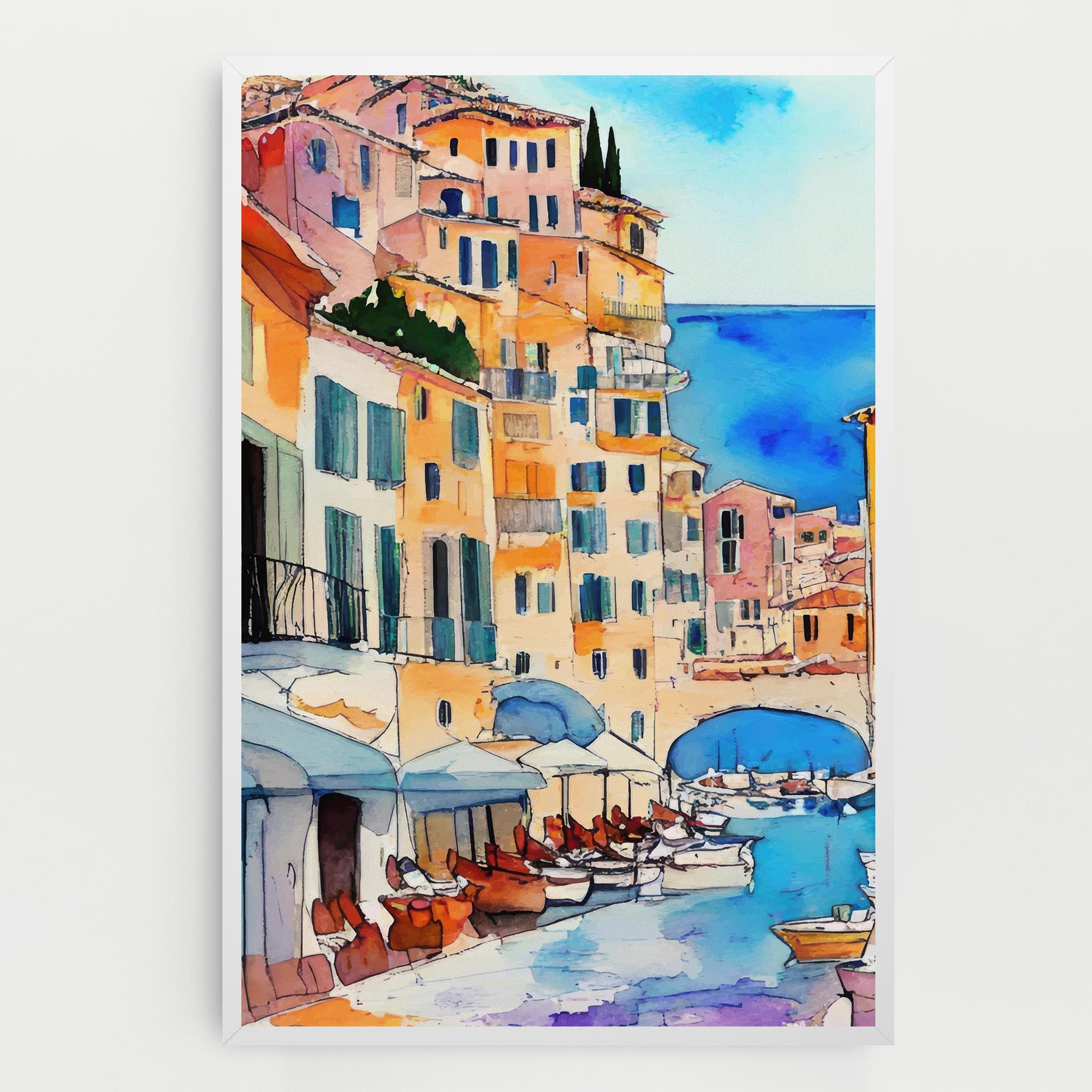 Tablou Canvas France Watercolor mockup 0