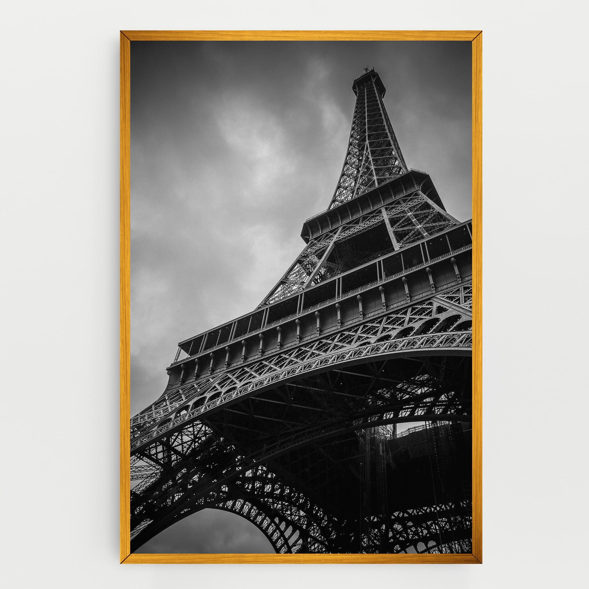 Tablou Canvas Eiffel Grey Tower mockup 0