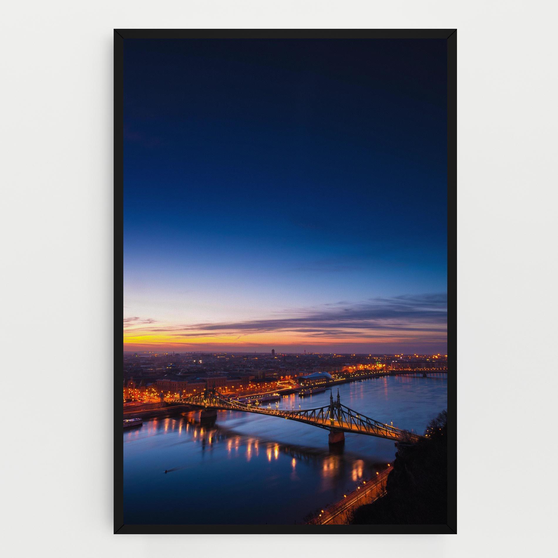 Tablou Canvas Budapest Sunset mockup 0