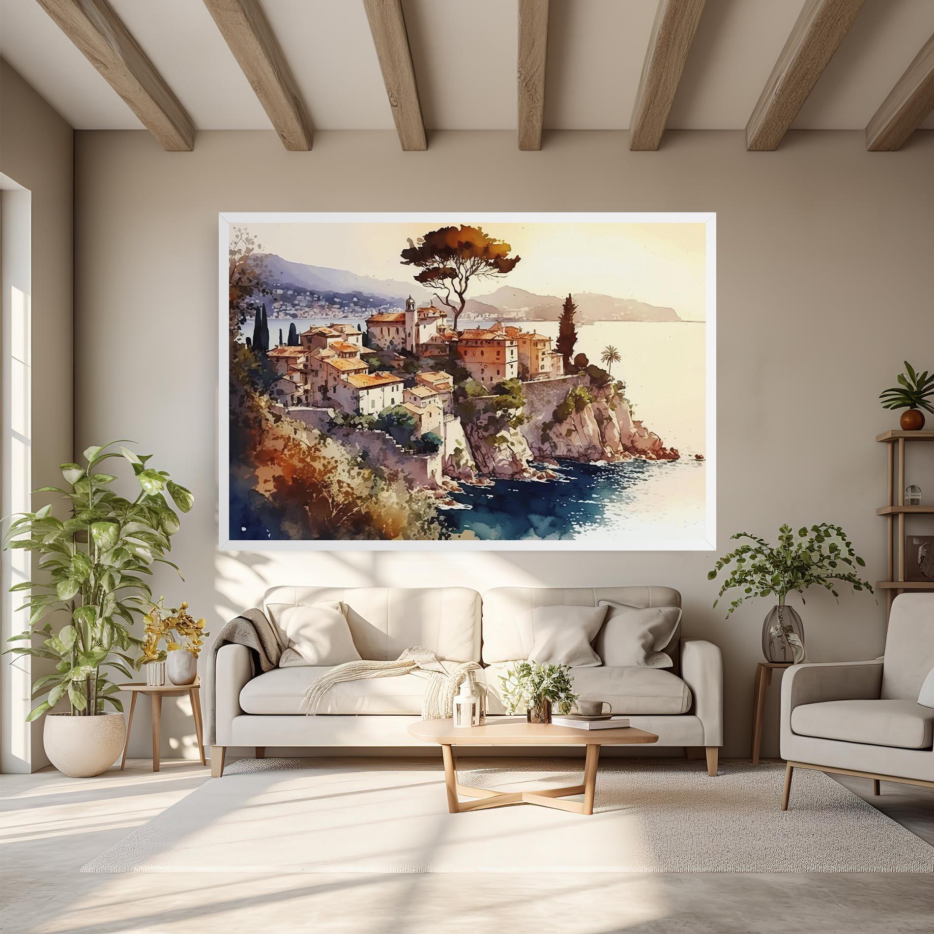 Tablou Canvas Stunning View Painting mockup 6