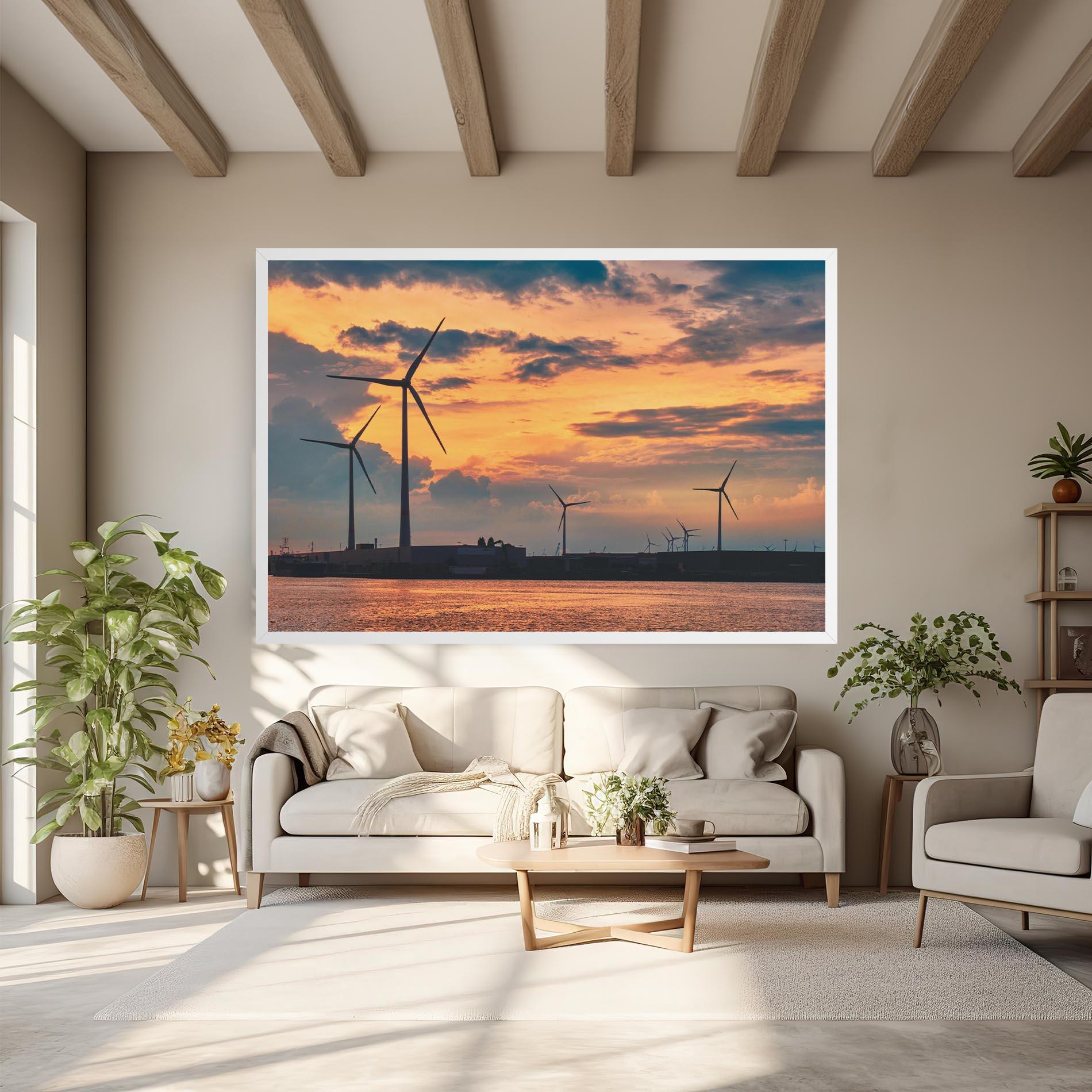 Tablou Canvas Sunset Belgium mockup 6