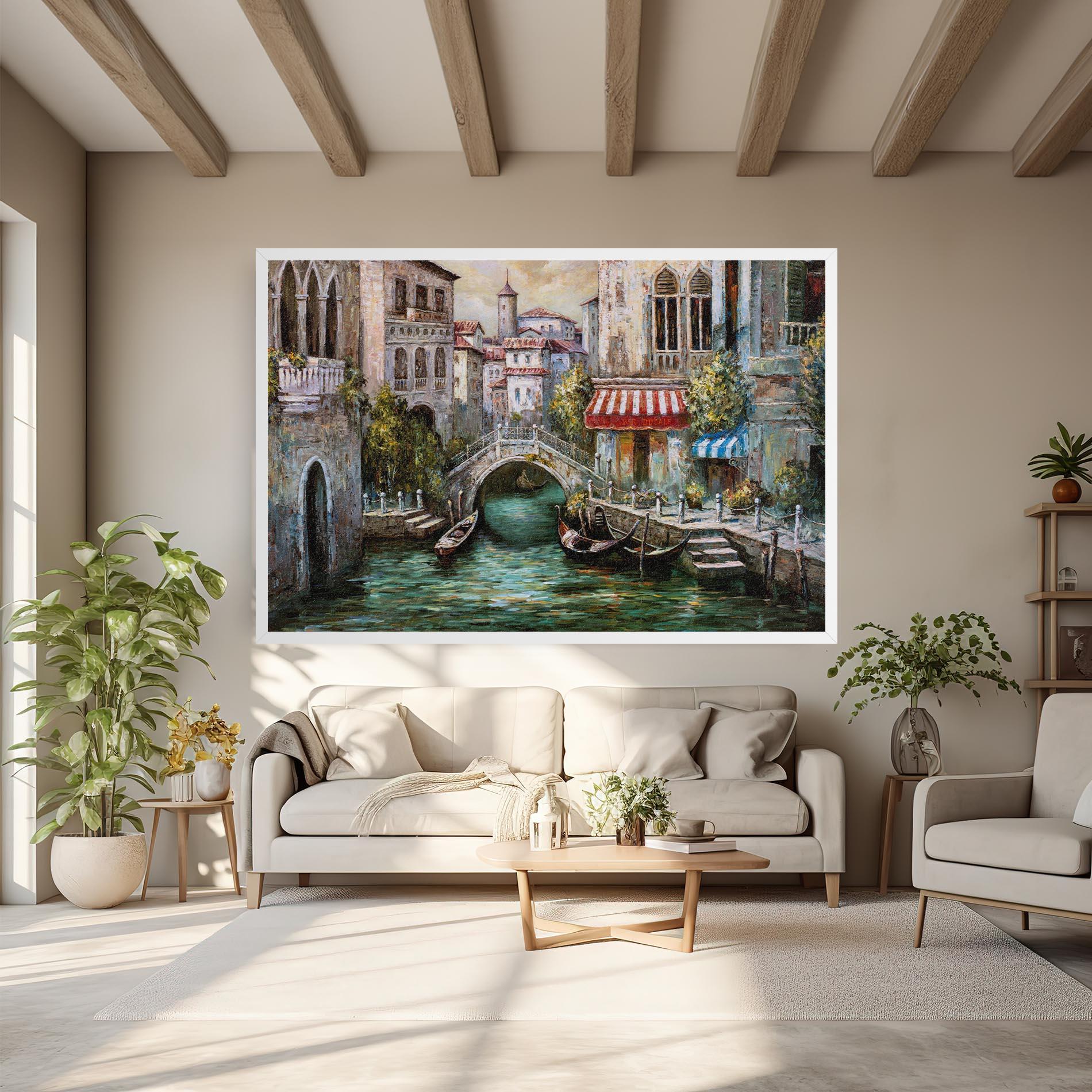 Tablou Canvas Venice Colors mockup 6