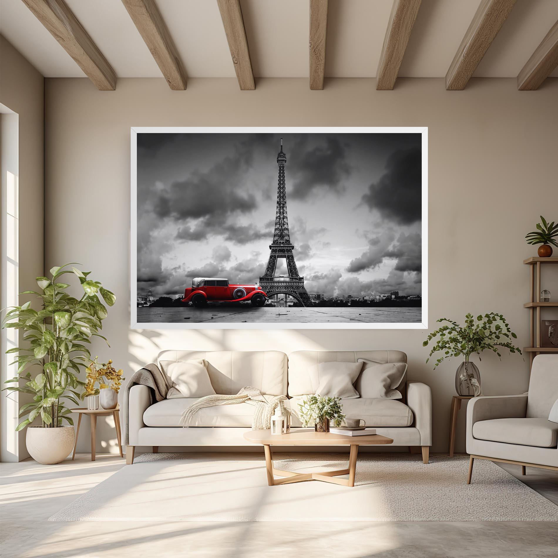 Tablou Canvas Vintage Paris mockup 6