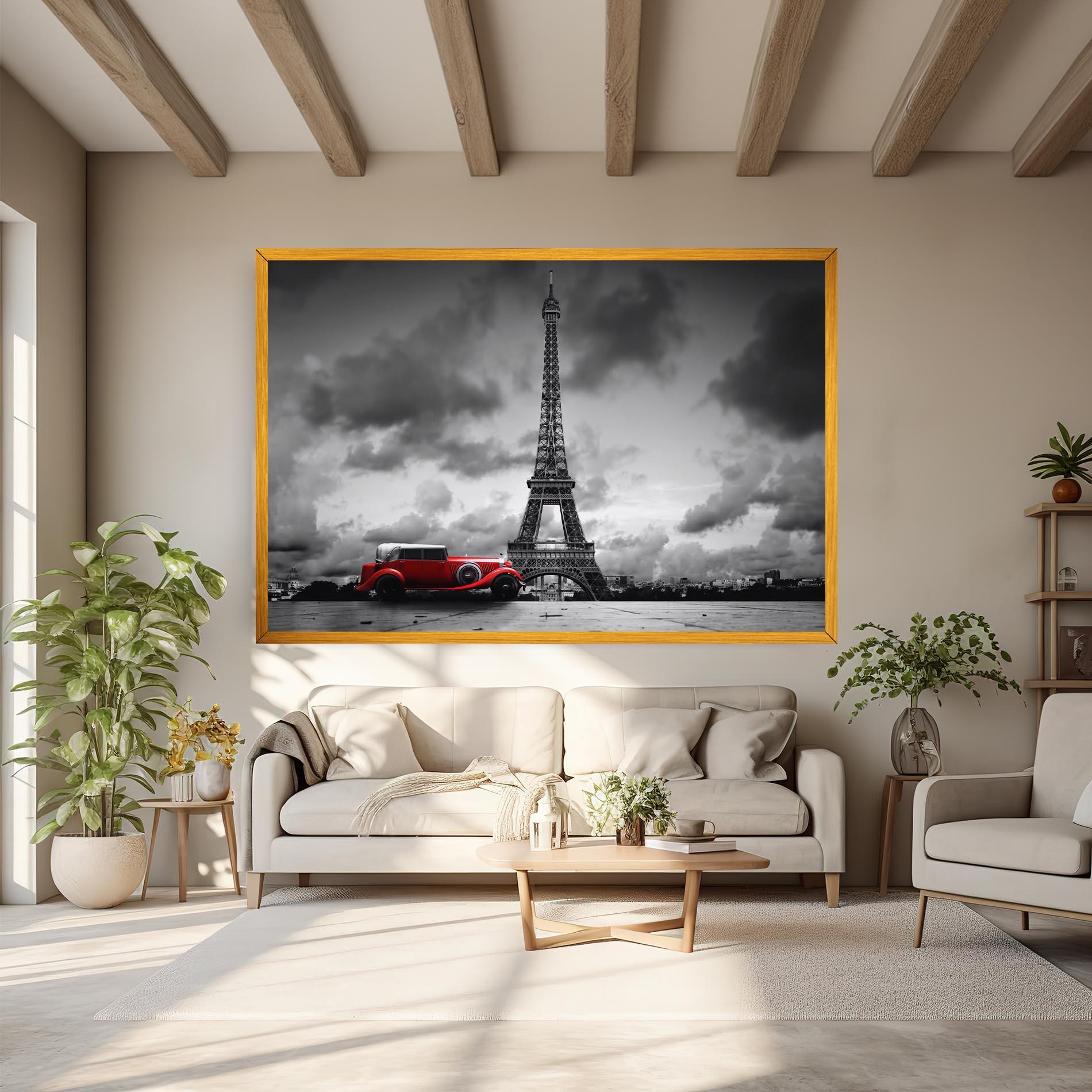 Tablou Canvas Vintage Paris mockup 6