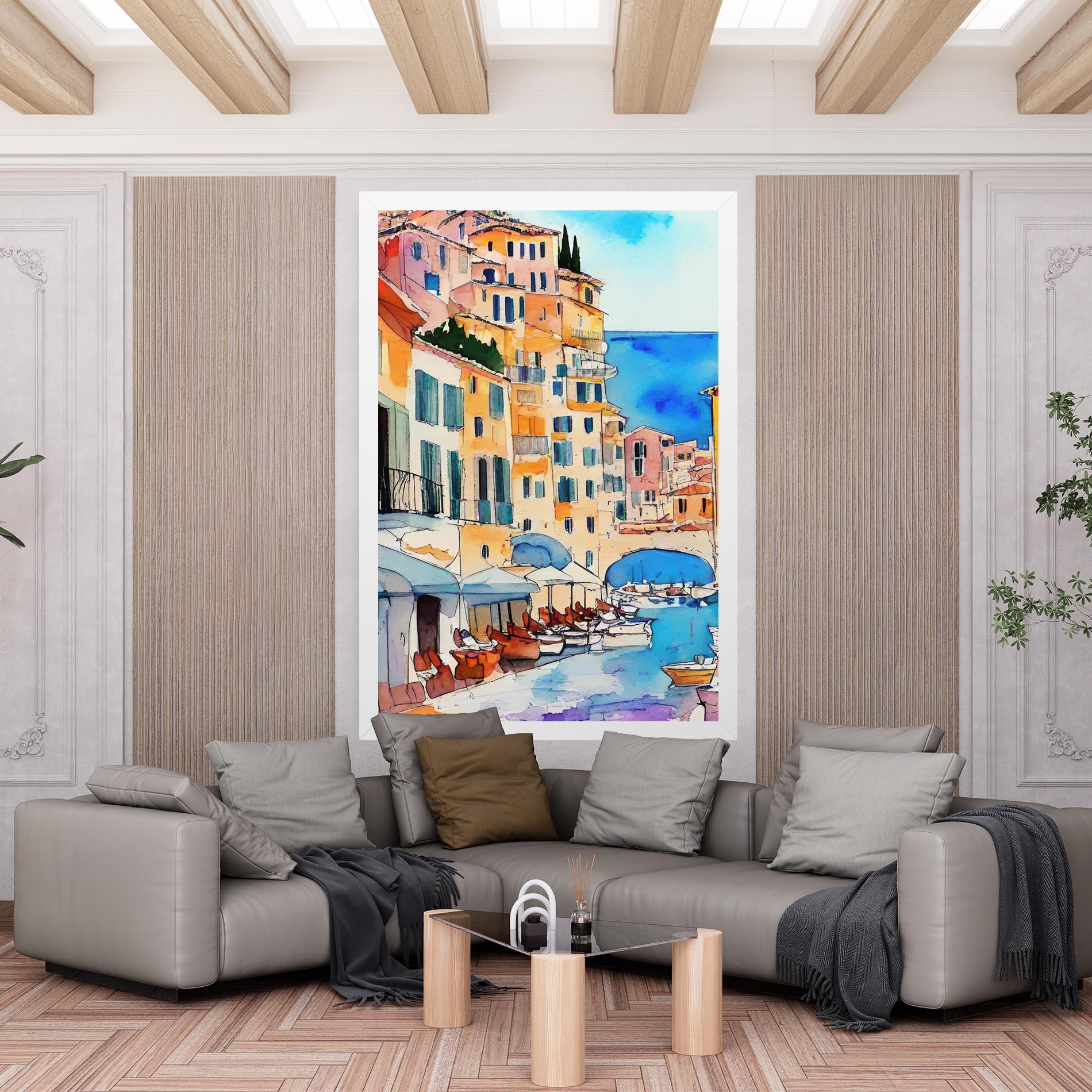 Tablou Canvas France Watercolor mockup 6
