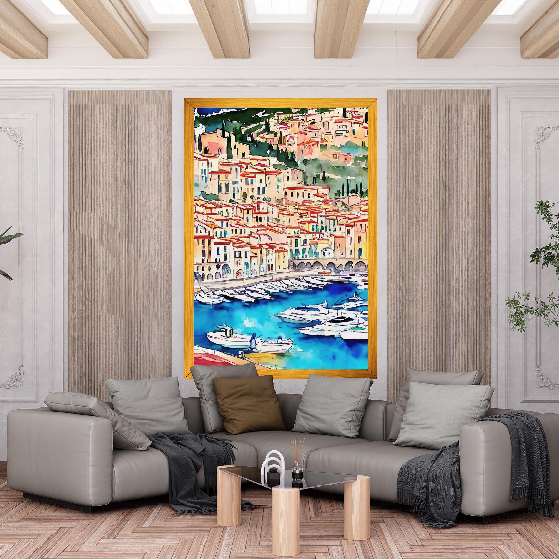 Tablou Canvas French City mockup 6