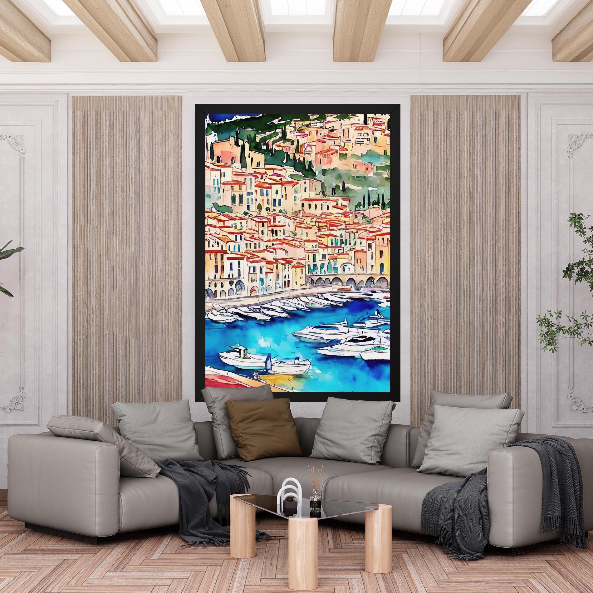 Tablou Canvas French City mockup 6