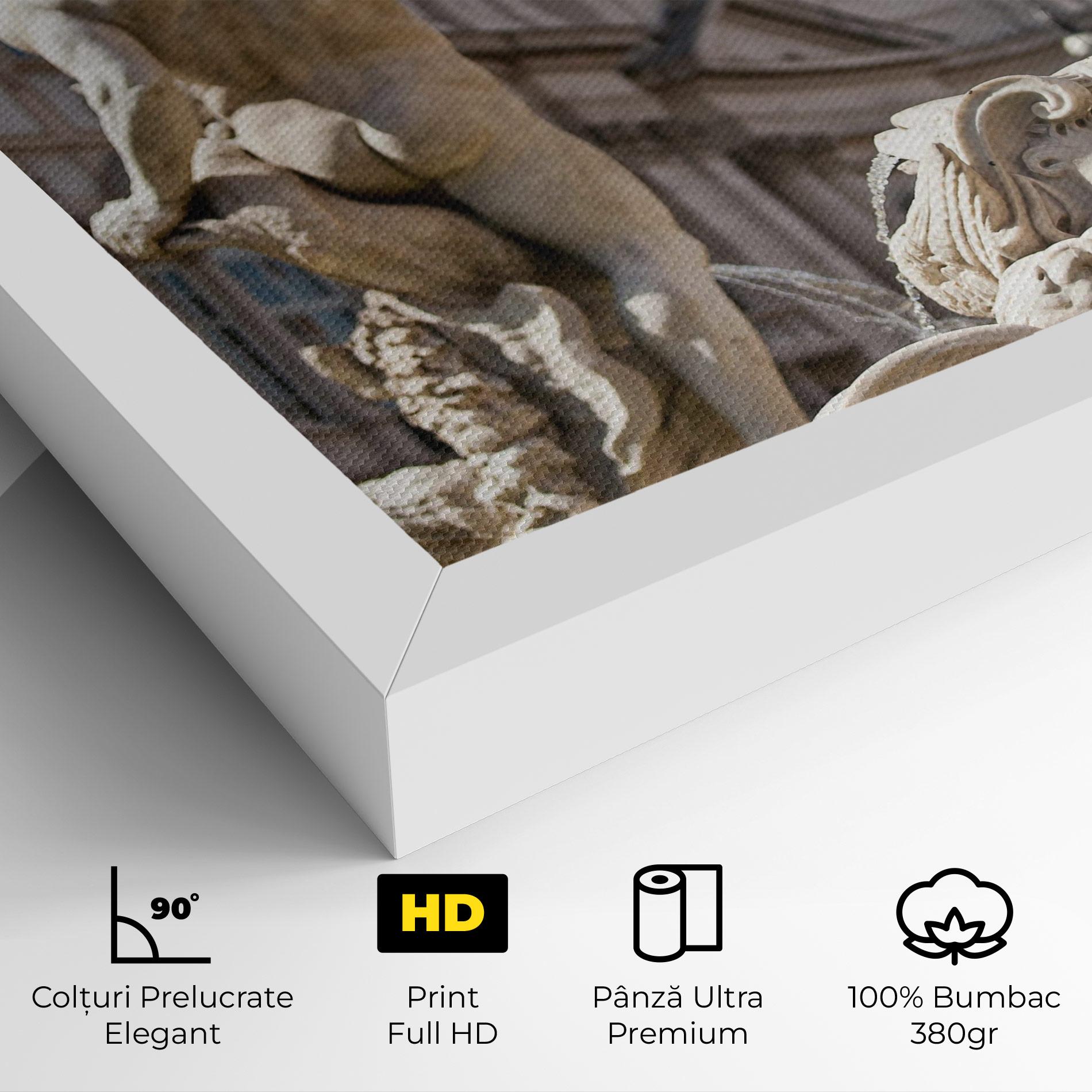 Tablou Canvas Baroque Statue Italy mockup 4