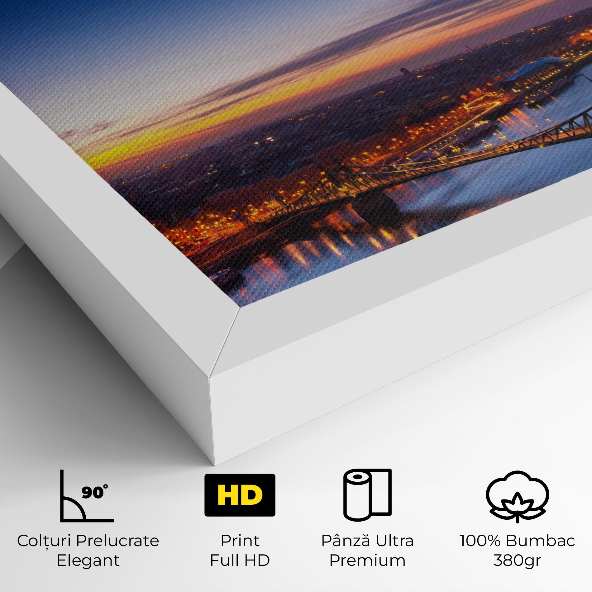 Tablou Canvas Budapest Sunset mockup 4