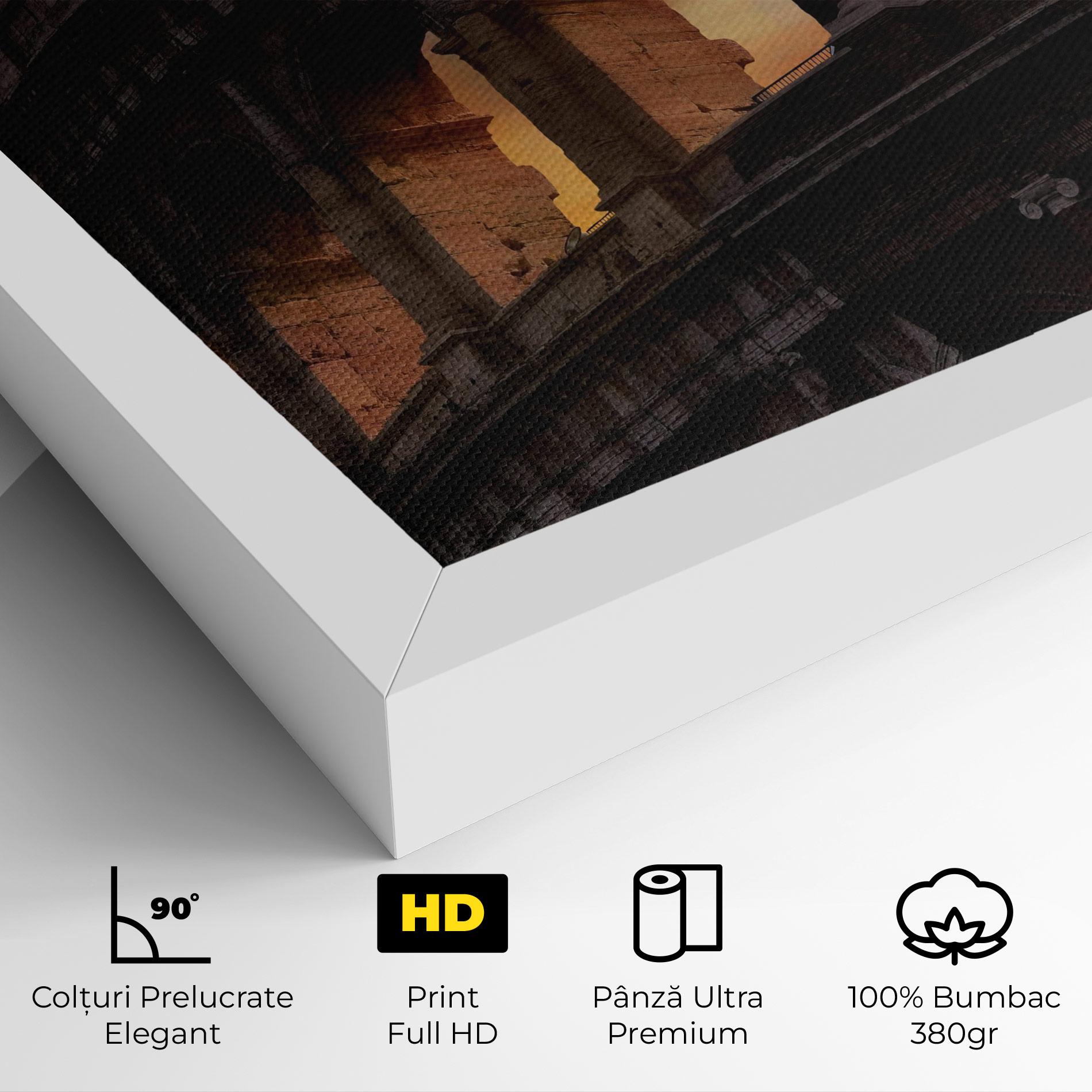 Tablou Canvas Colosseum Sunset mockup 4