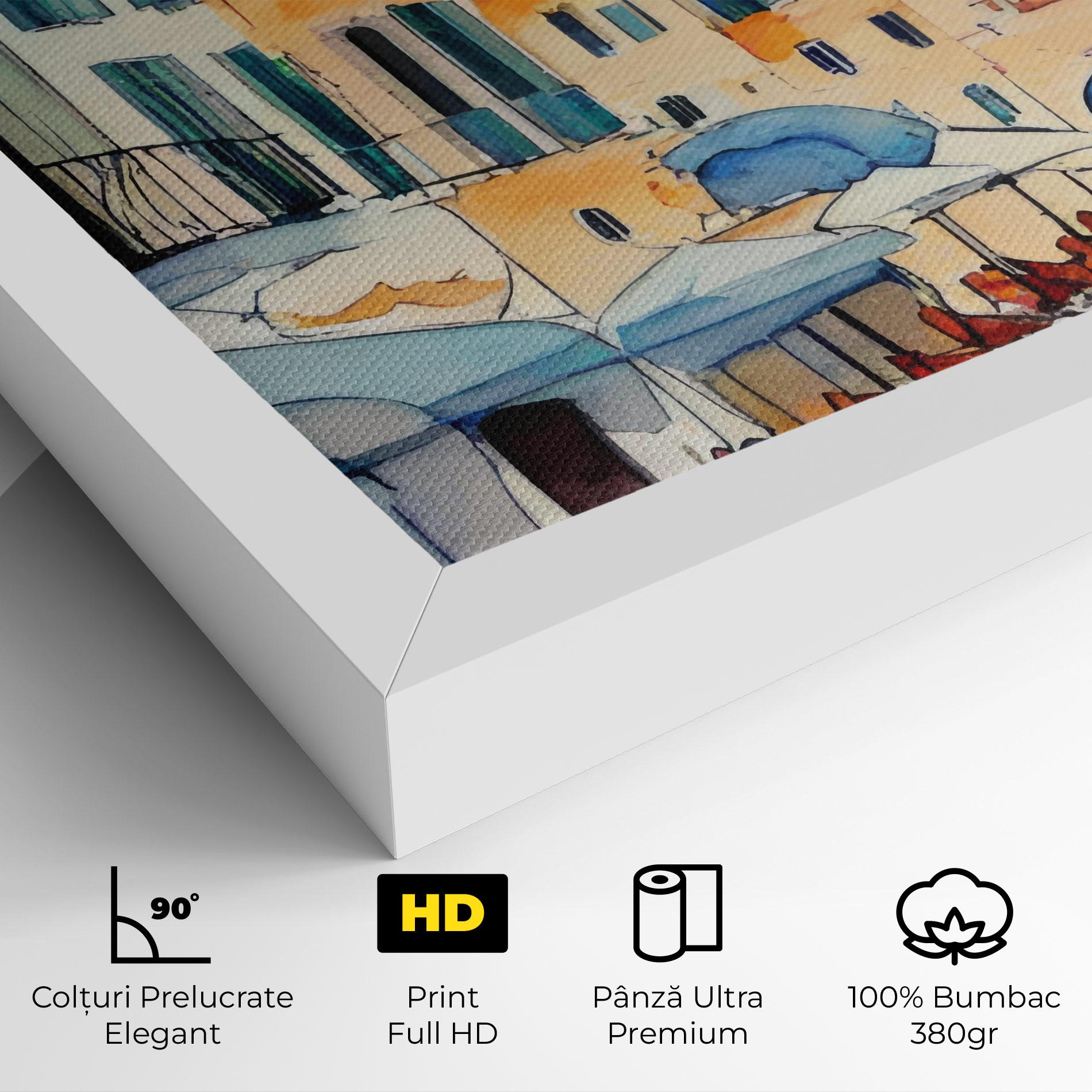 Tablou Canvas France Watercolor mockup 4