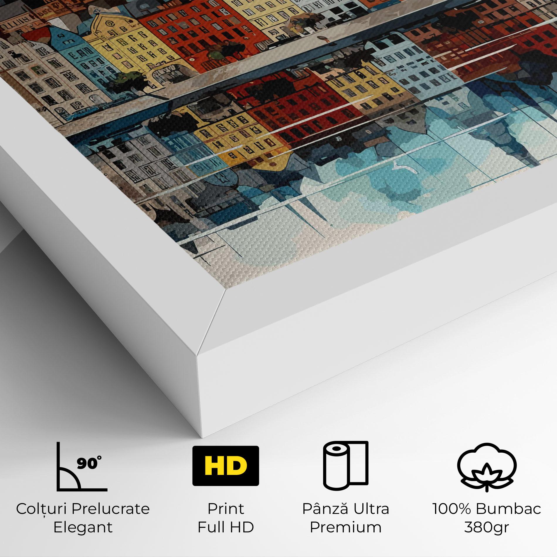 Tablou Canvas German Buildings mockup 4