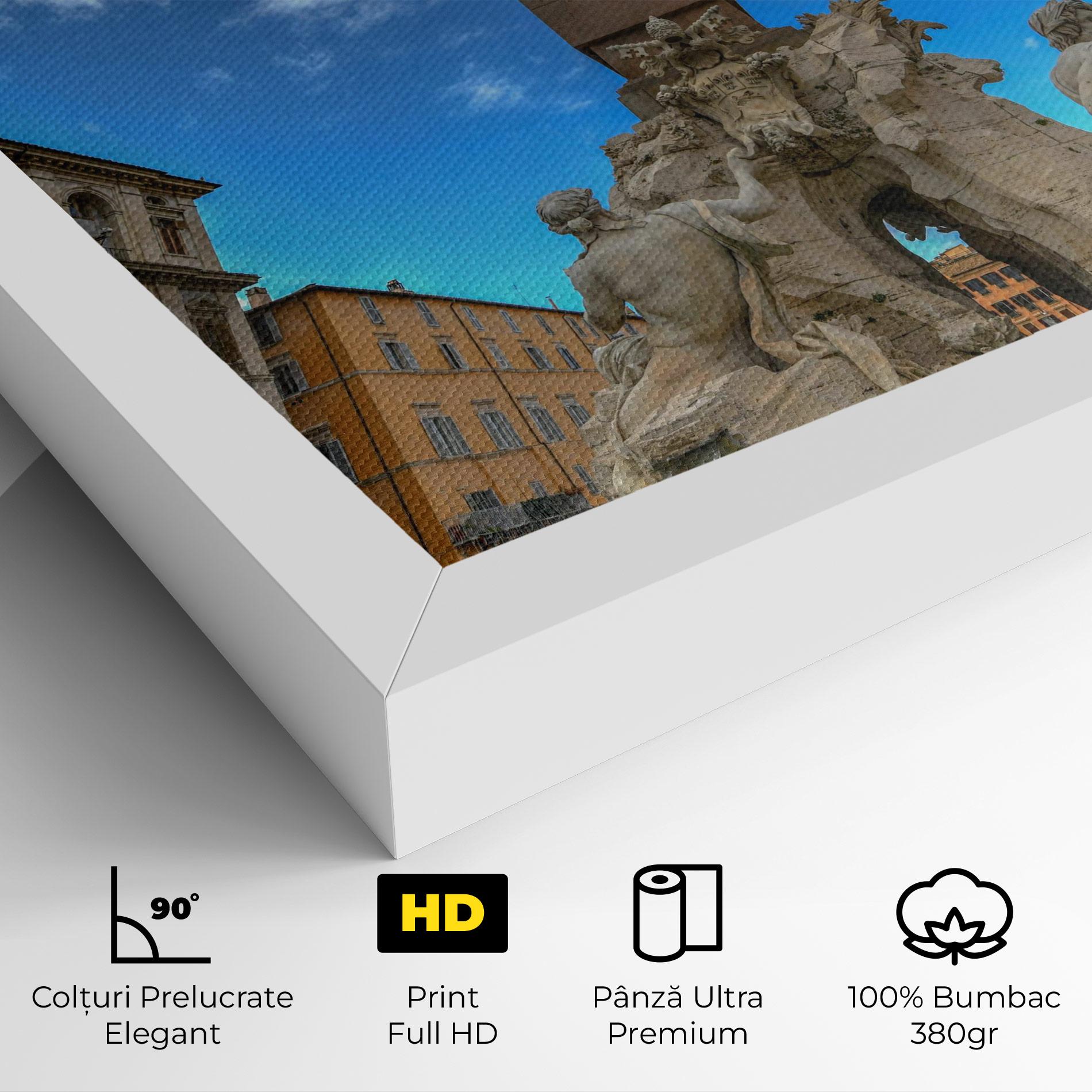 Tablou Canvas Piazza Navona Italy mockup 4
