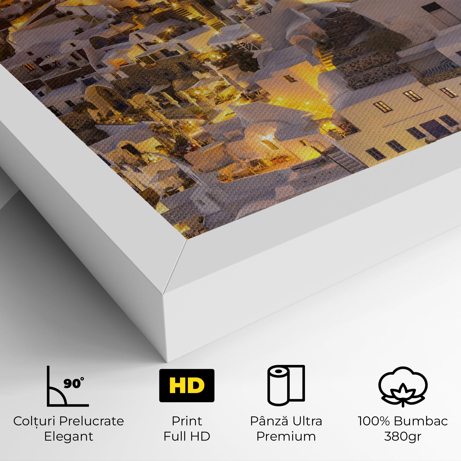 Tablou Canvas Santorini Greece mockup 4