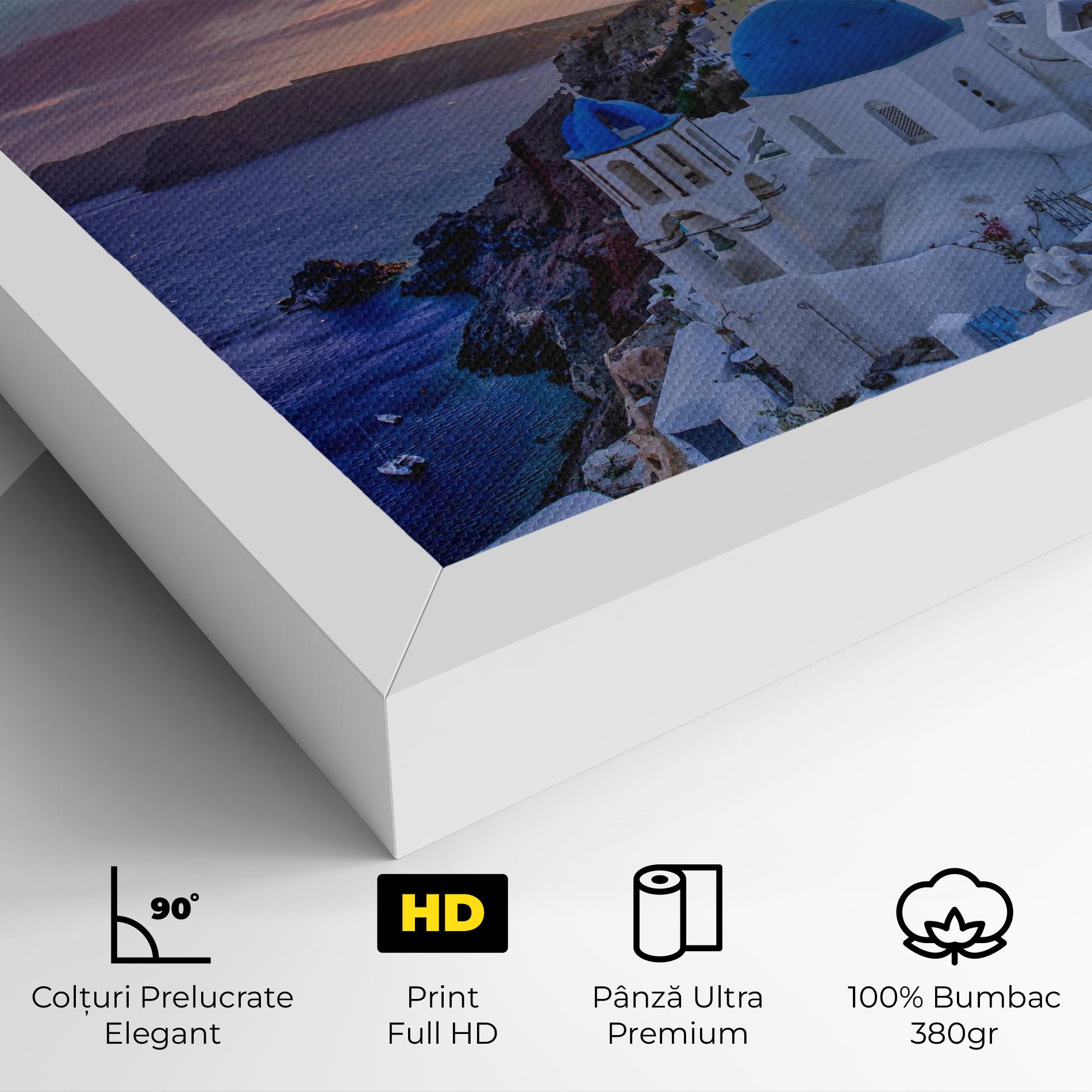 Tablou Canvas Santorini View mockup 4