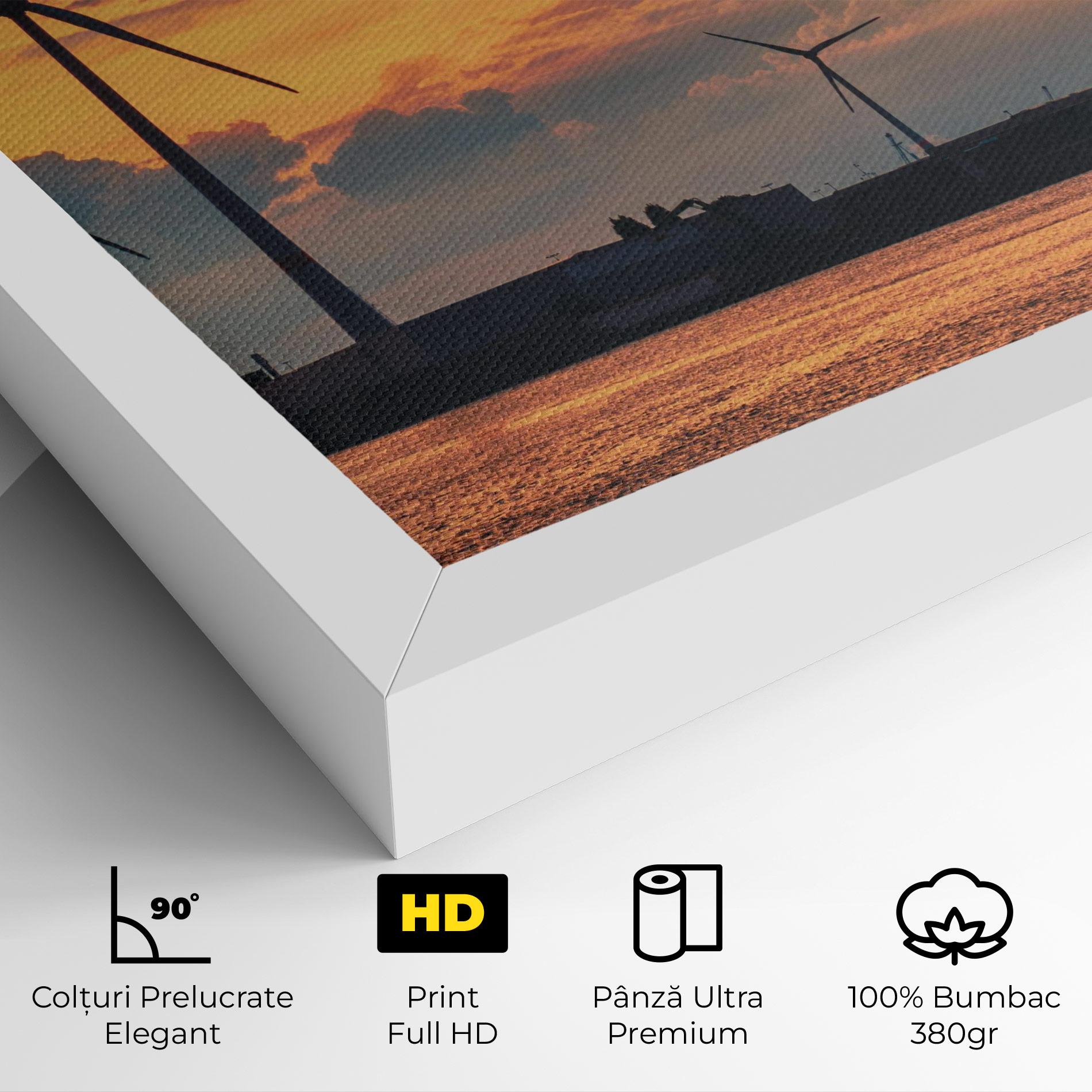 Tablou Canvas Sunset Belgium mockup 4