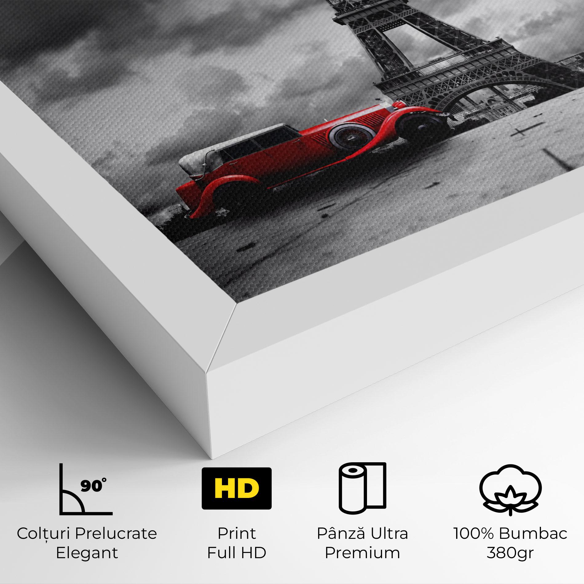 Tablou Canvas Vintage Paris mockup 4