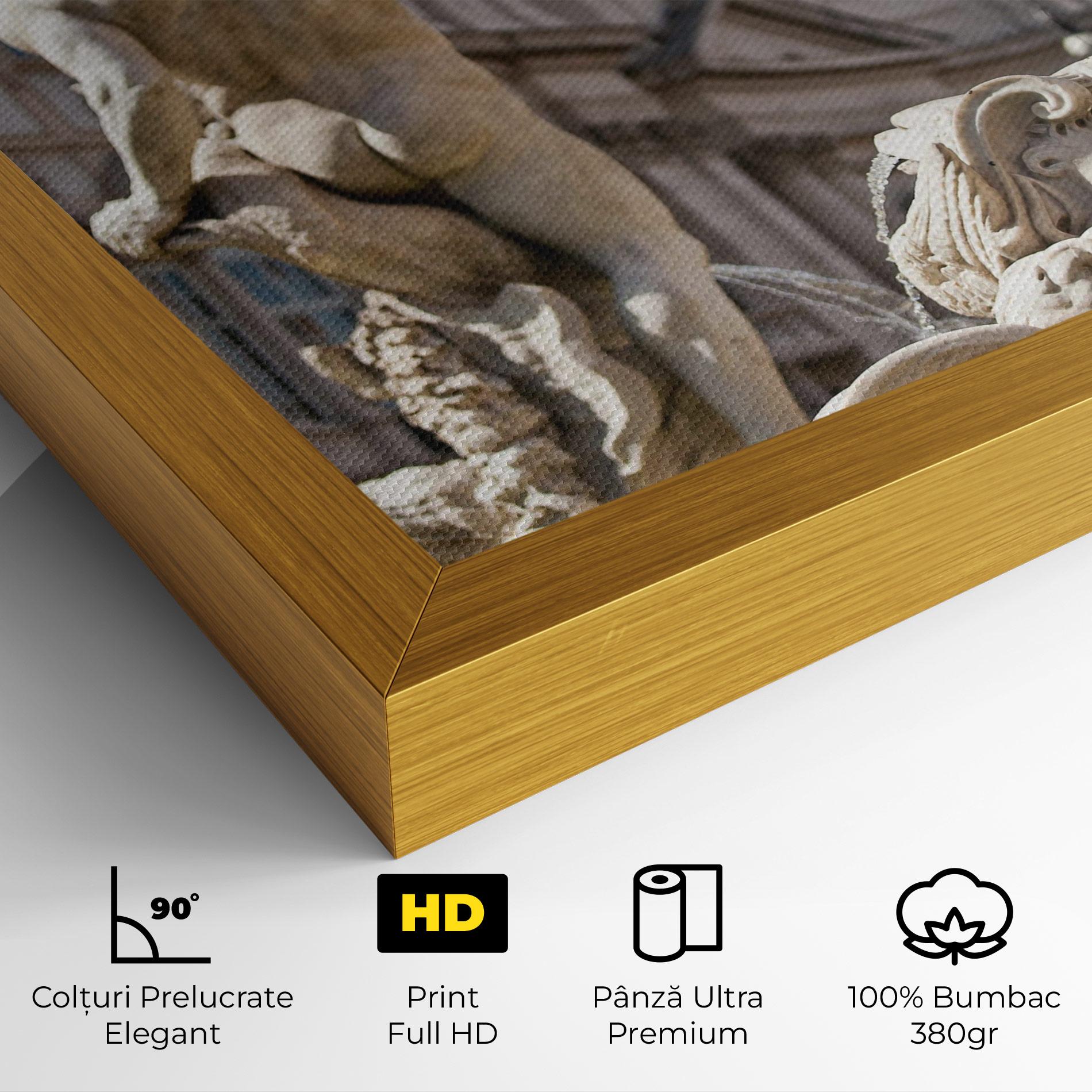 Tablou Canvas Baroque Statue Italy mockup 4