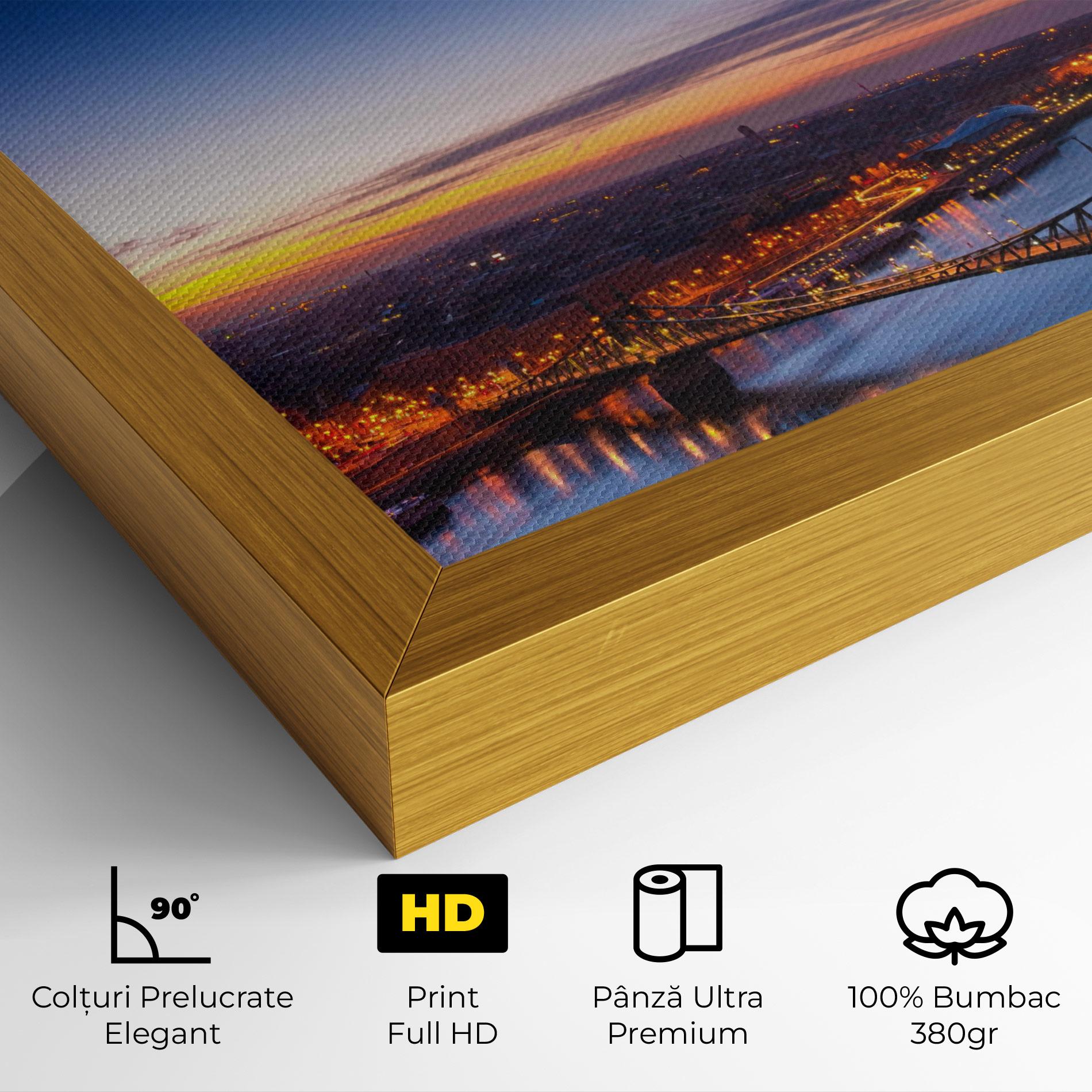 Tablou Canvas Budapest Sunset mockup 4