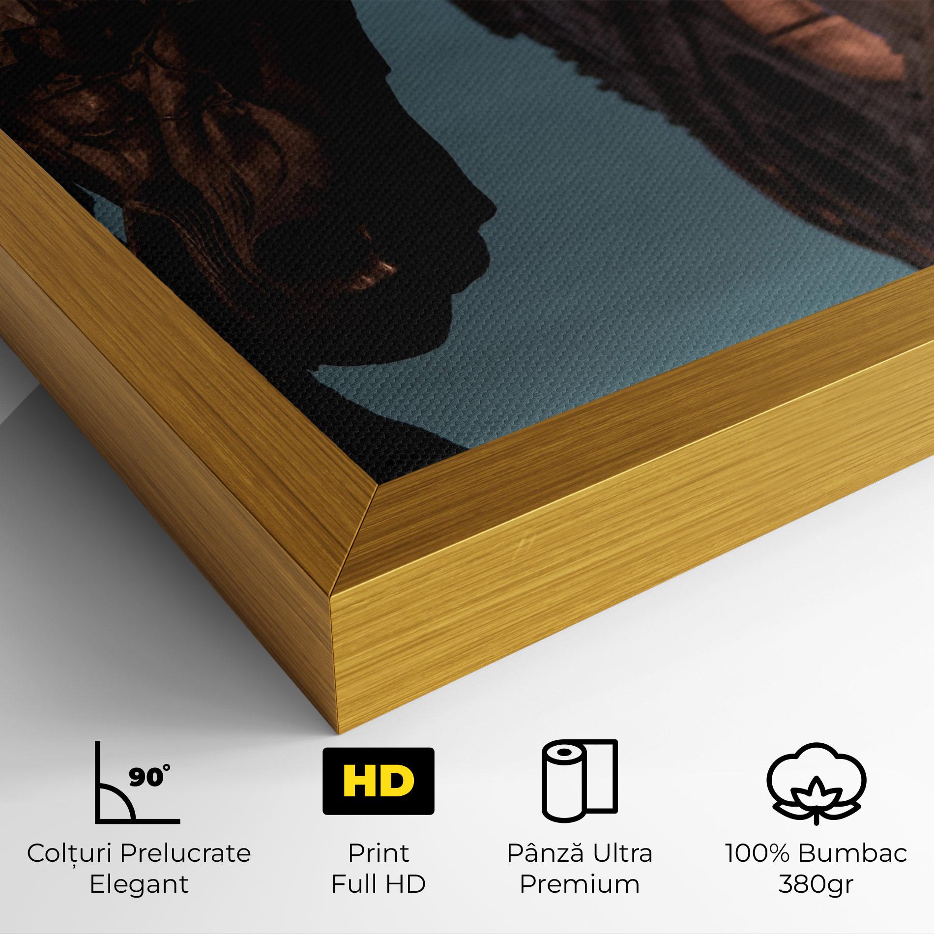 Tablou Canvas Colosseum Horse mockup 4