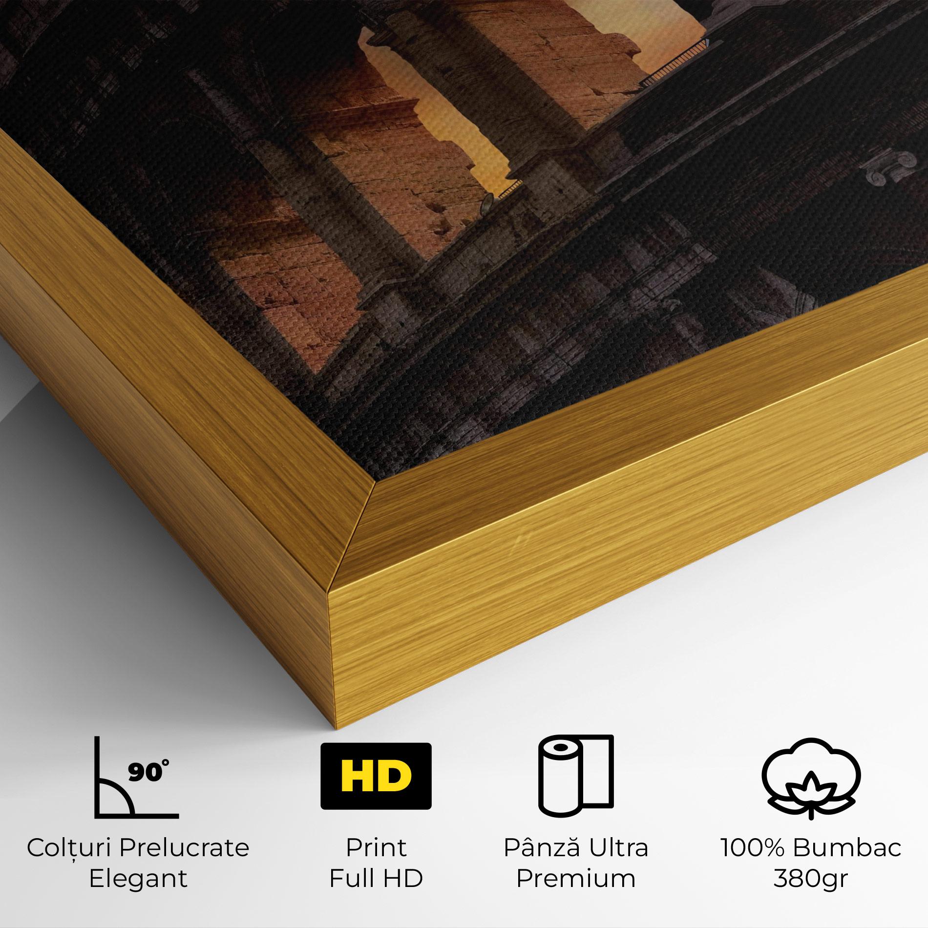 Tablou Canvas Colosseum Sunset mockup 4