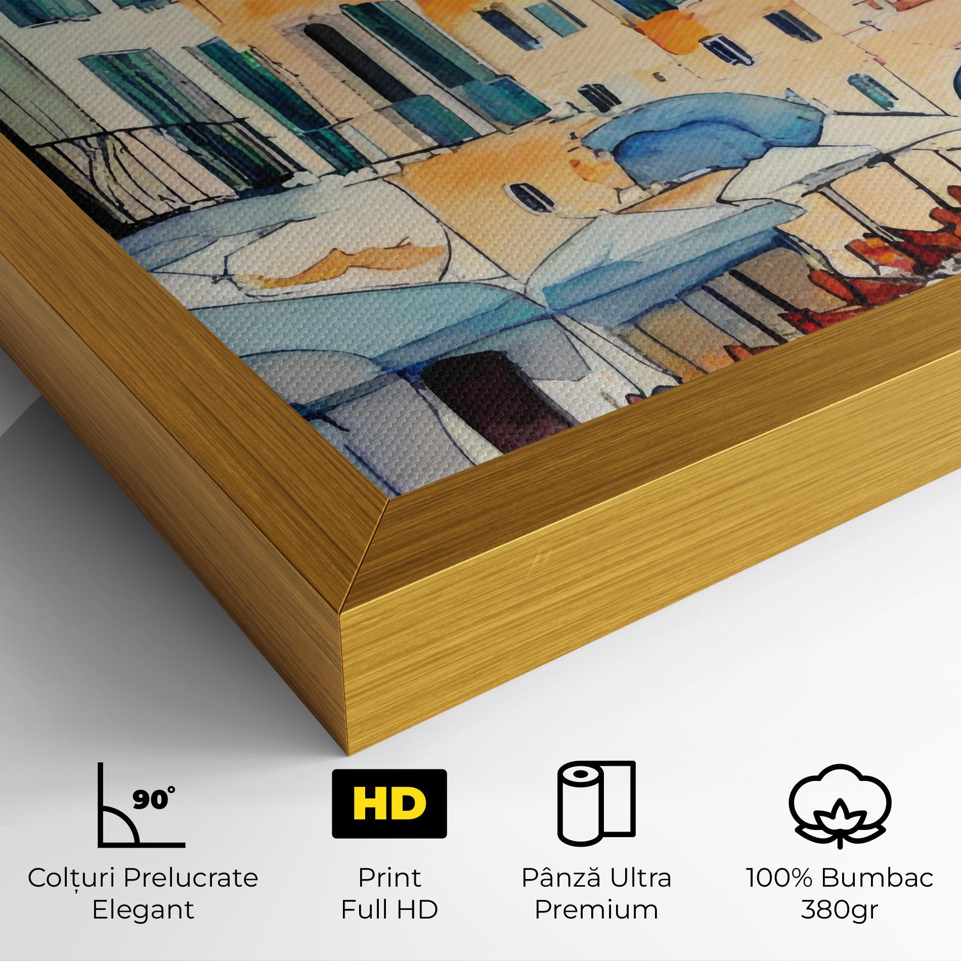 Tablou Canvas France Watercolor mockup 4