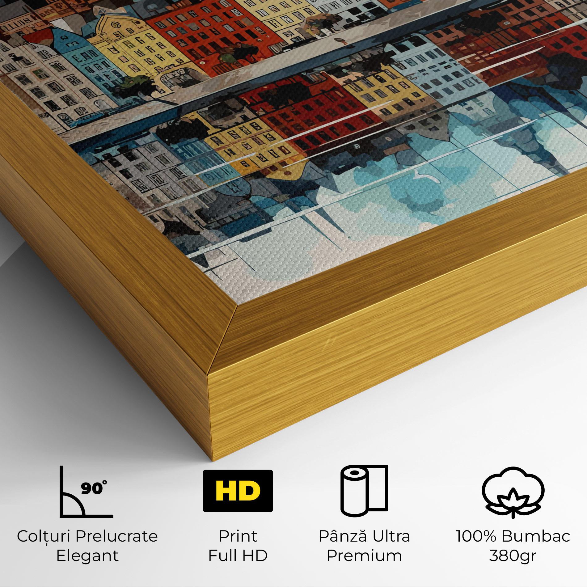 Tablou Canvas German Buildings mockup 4