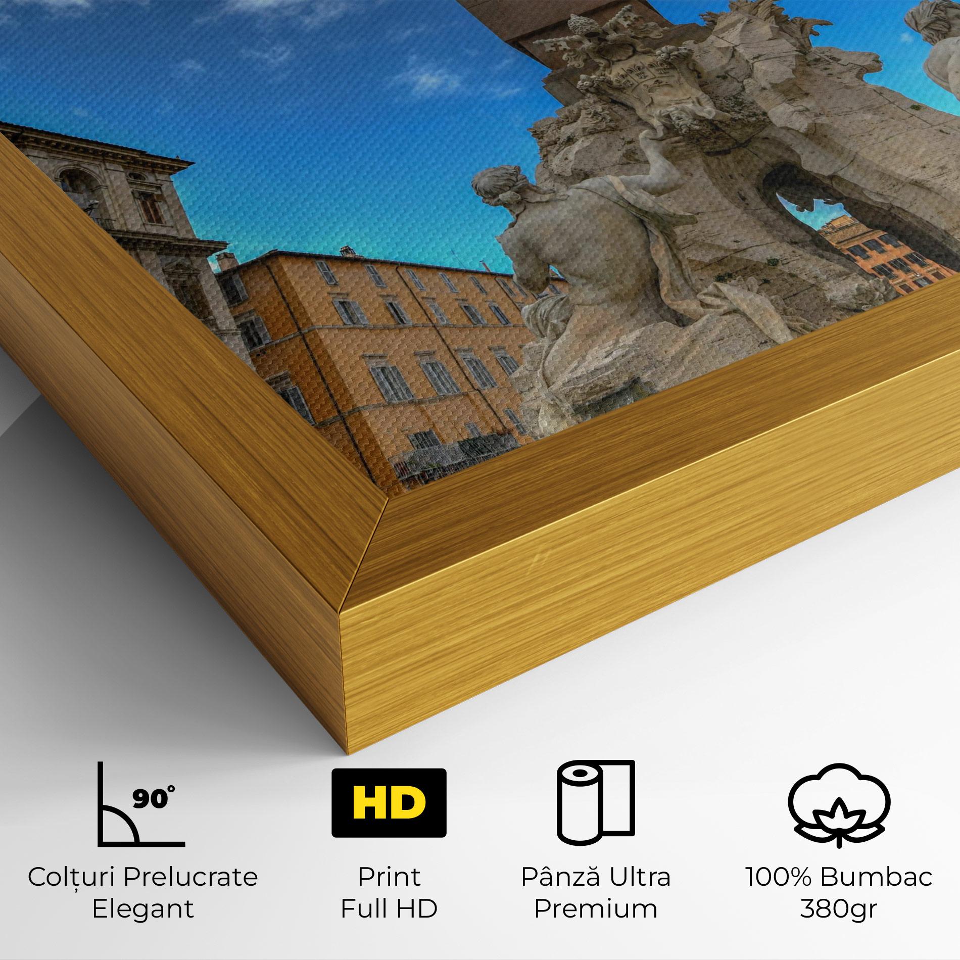 Tablou Canvas Piazza Navona Italy mockup 4