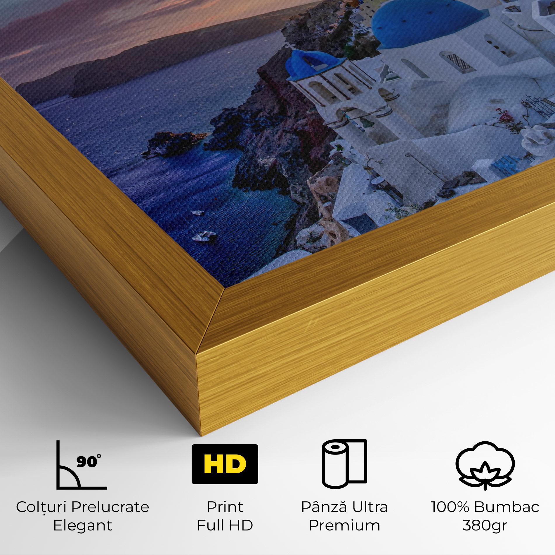 Tablou Canvas Santorini View mockup 4