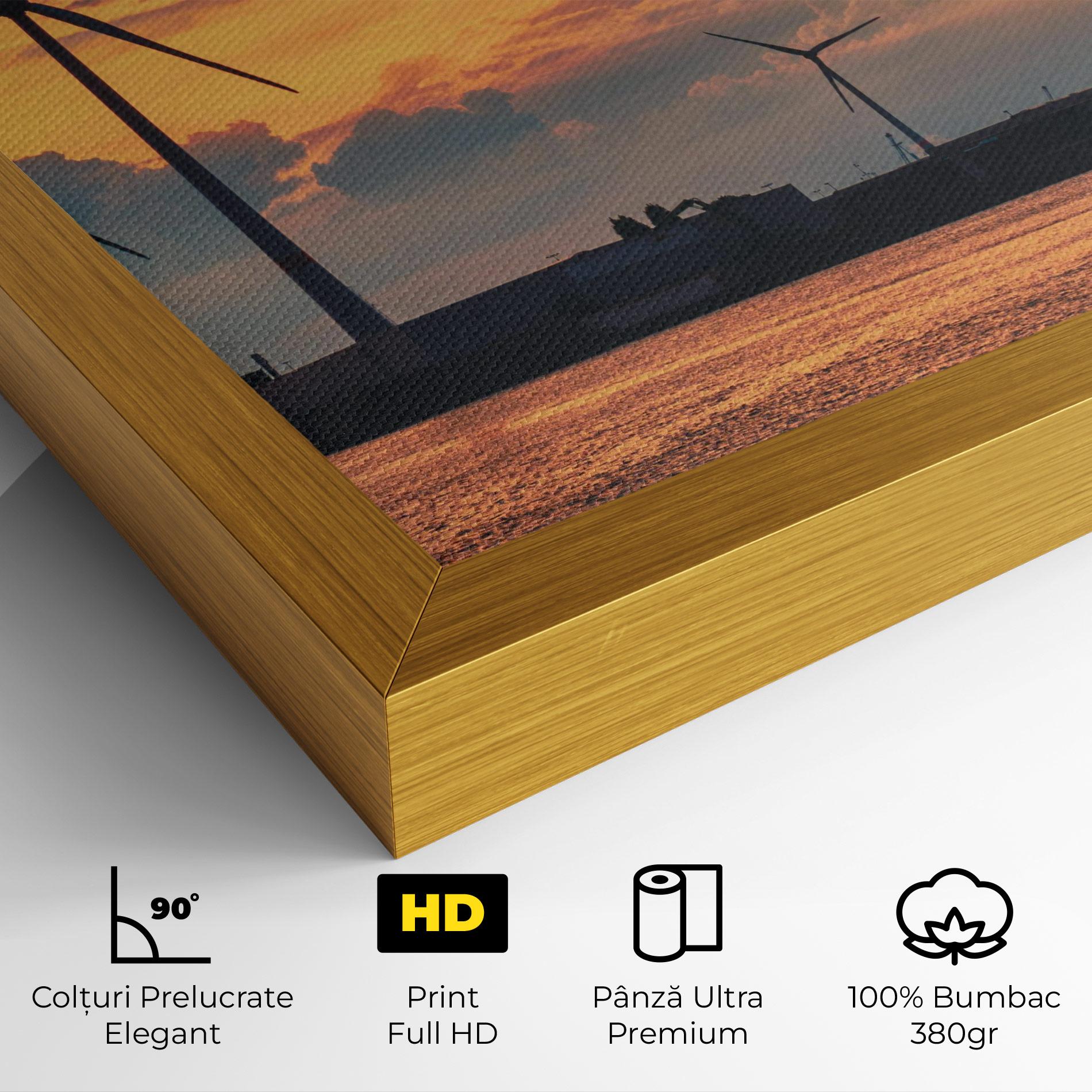Tablou Canvas Sunset Belgium mockup 4