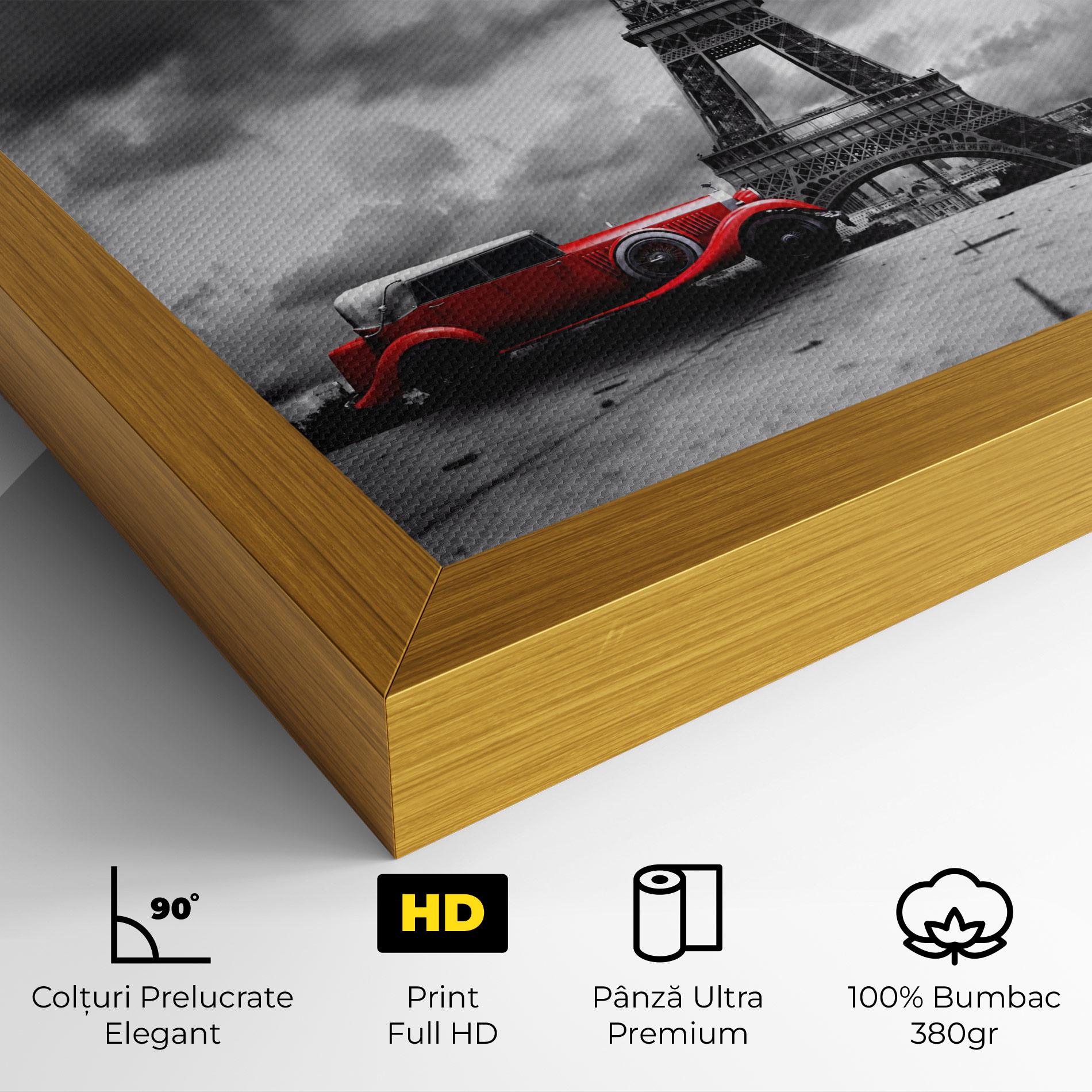 Tablou Canvas Vintage Paris mockup 4
