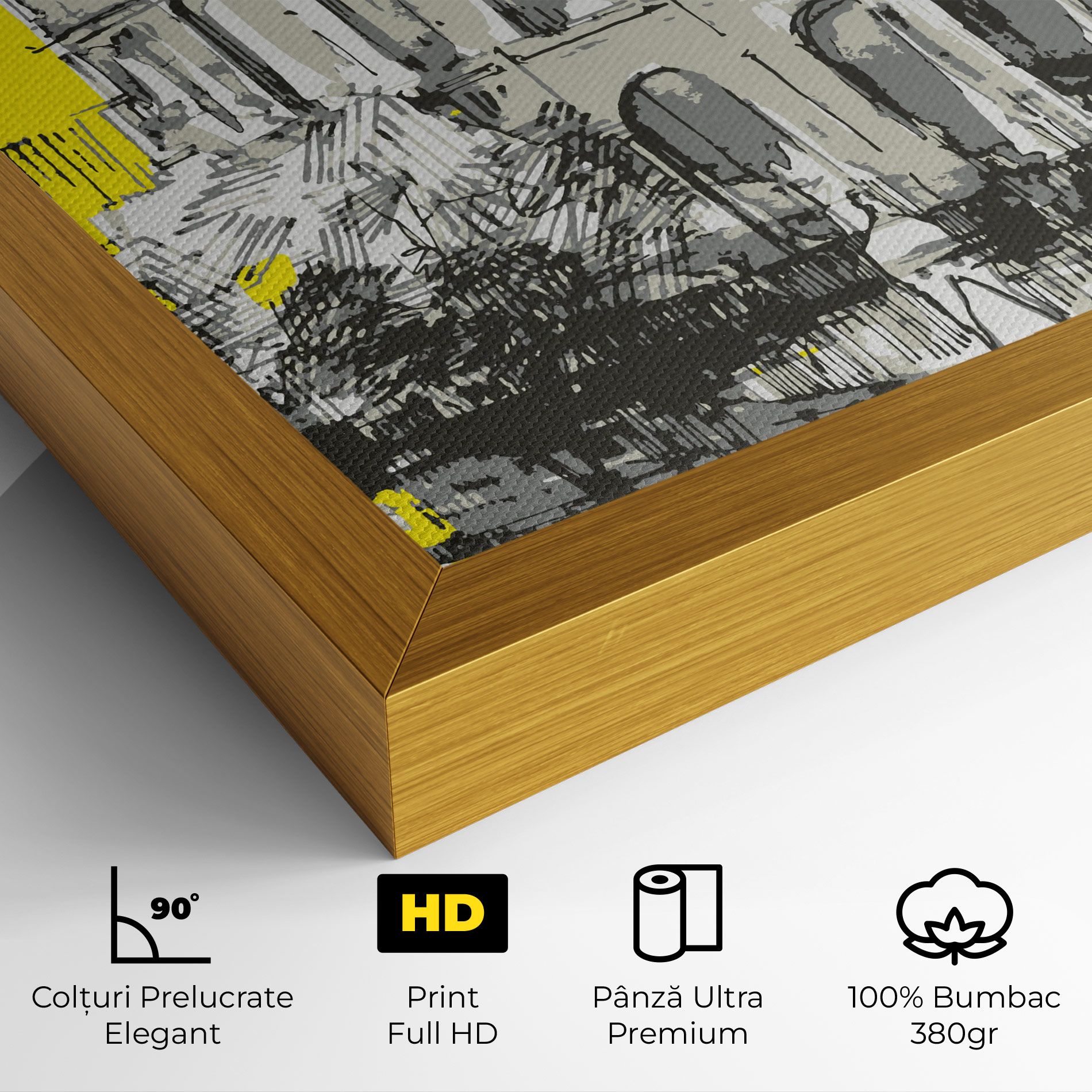 Yellow Colosseum mockup 4